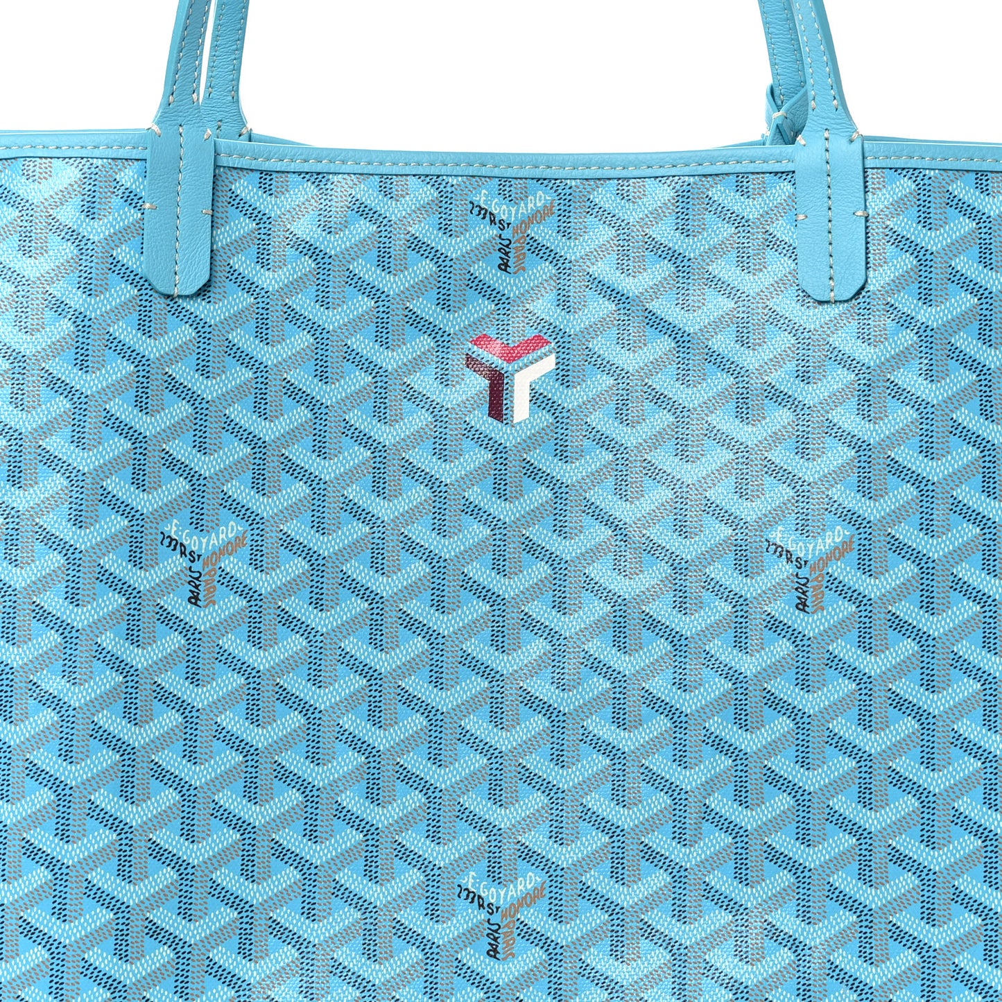 Goyardine Saint Louis GM Balise Beach Towel Set Turquoise