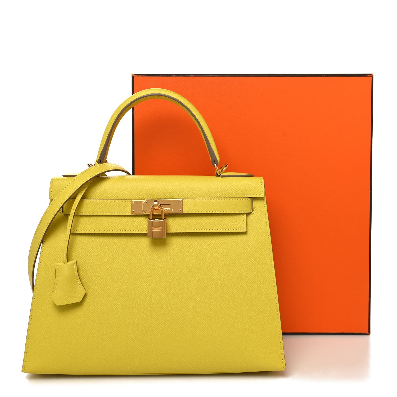 Hermes Epsom Kelly Sellier 28 Lime 12 of 12