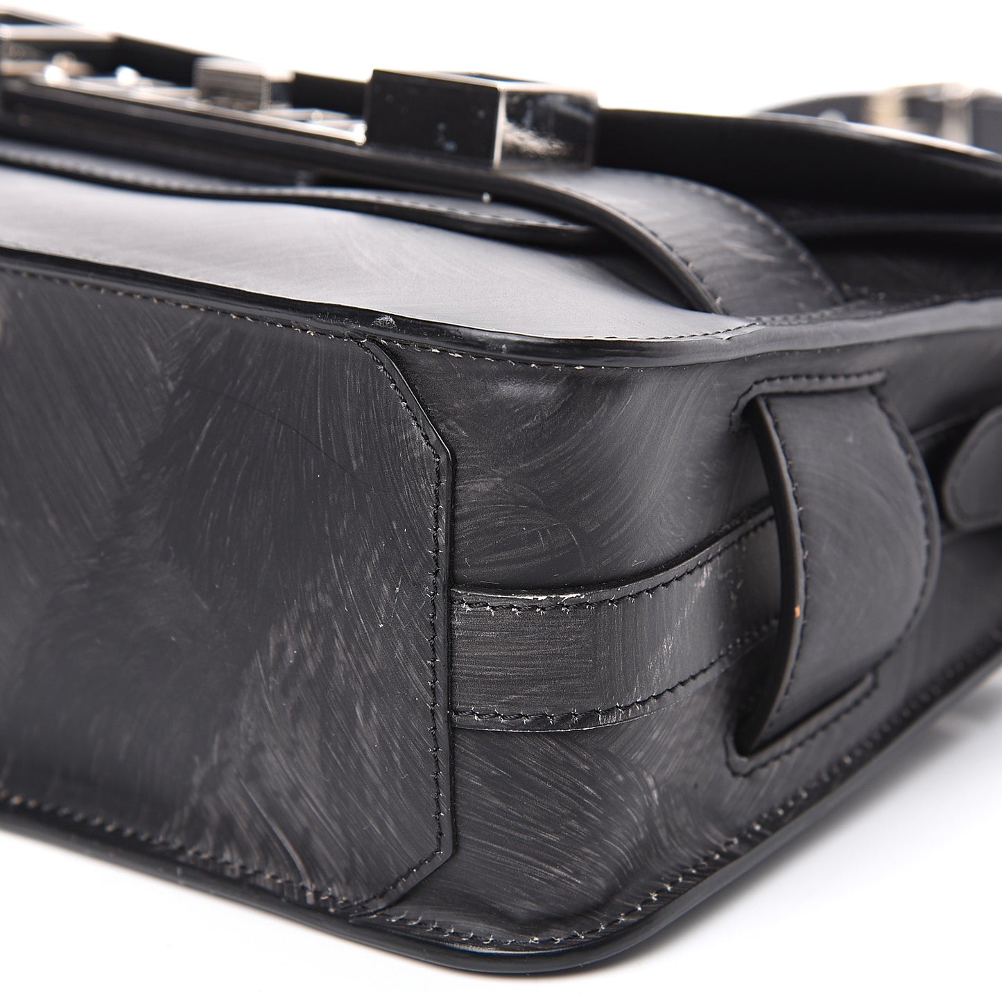 New Linosa Mini PS11 Classic Chalk Board Shoulder Bag Grey