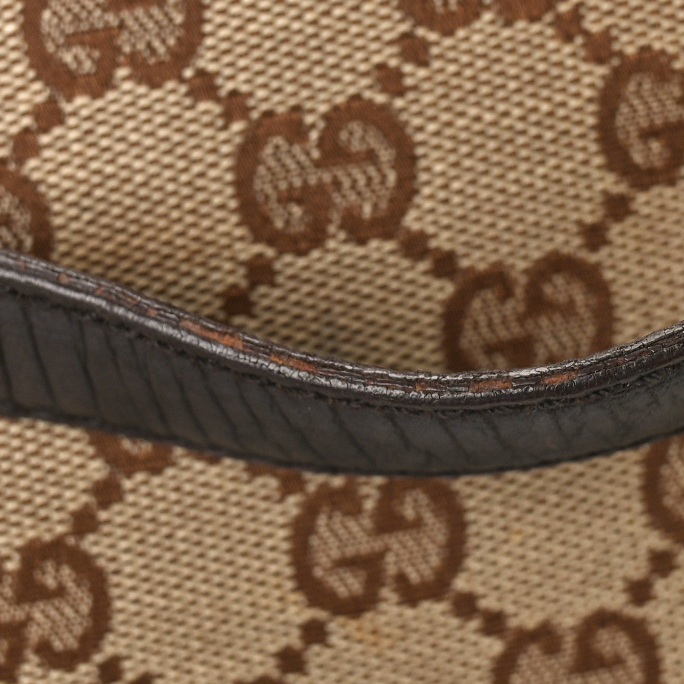 Gucci Monogram Medium Jolicoeur Tote Dark Brown 12 of 14
