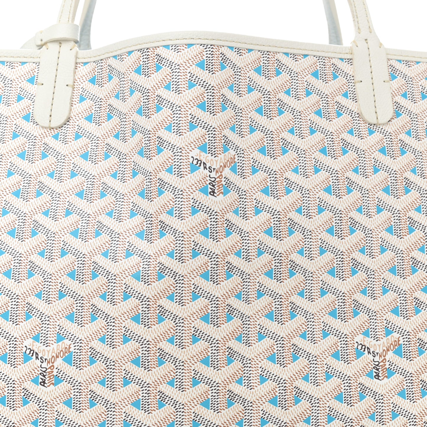 Goyardine Saint Louis Claire Voie GM White Opaline