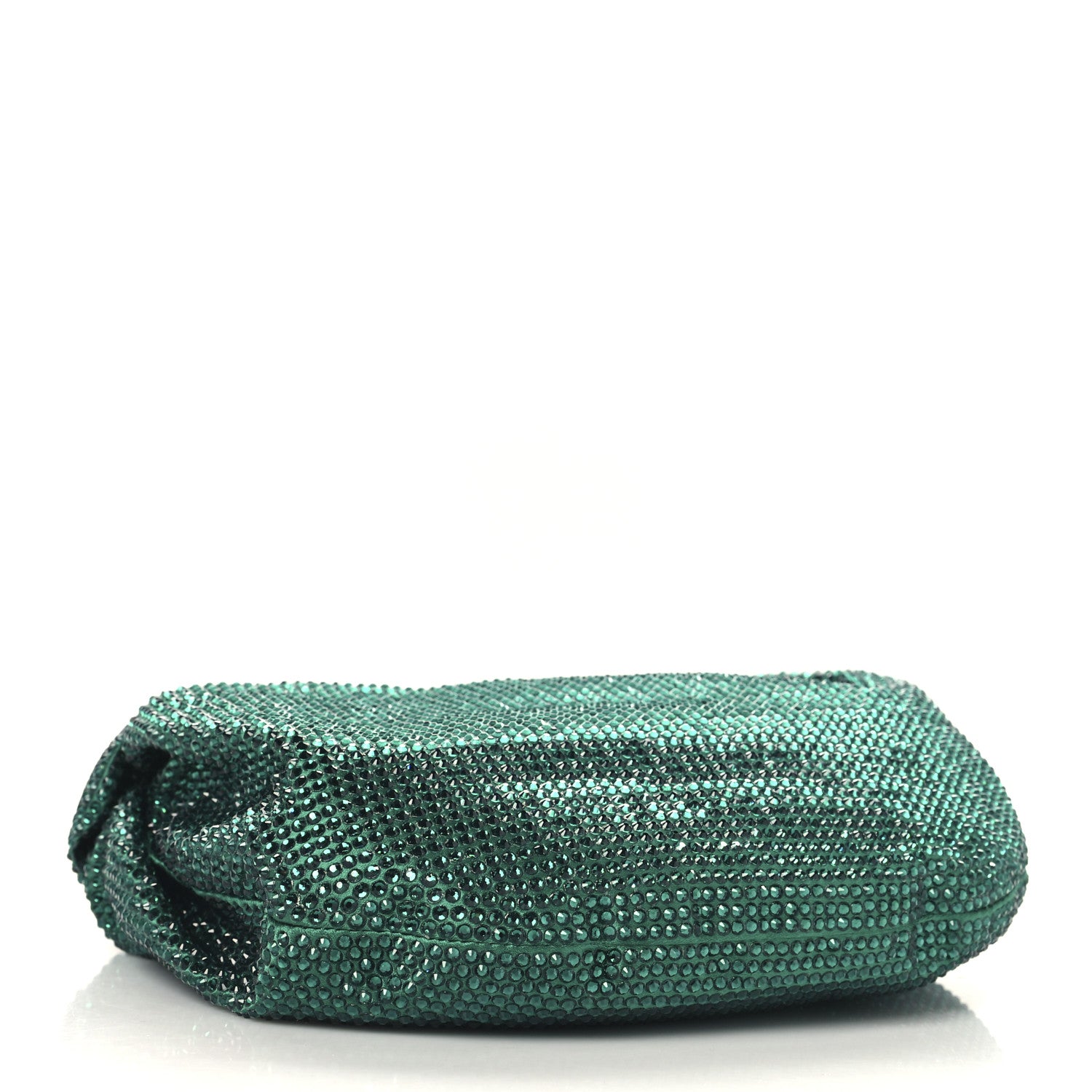Bottega Veneta Crystal Embellished Satin Mini Hotfix Jodie Emerald 4 of 10
