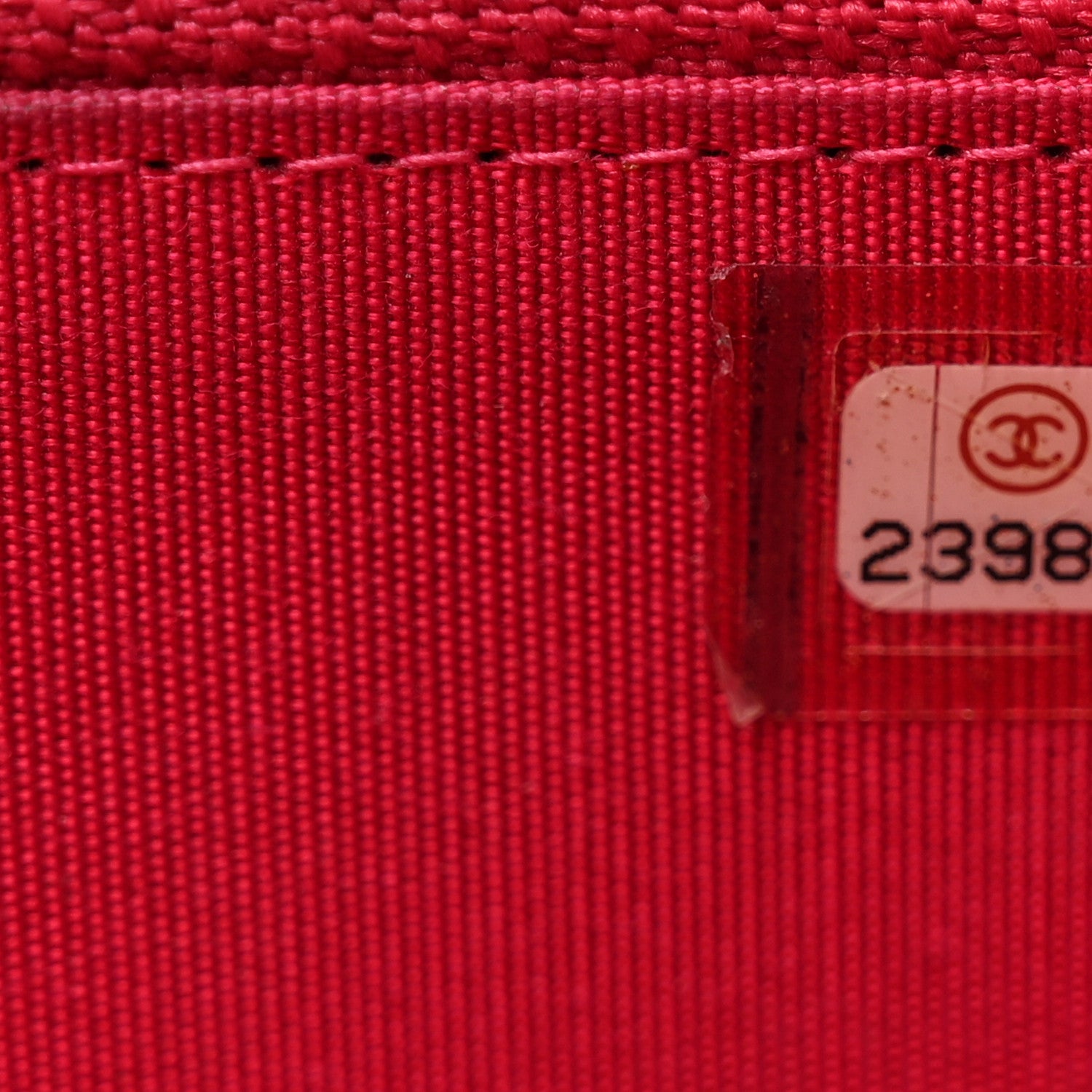 Chanel Caviar Quilted Small Boy Zip Around Wallet Fuchsia 8 of 10