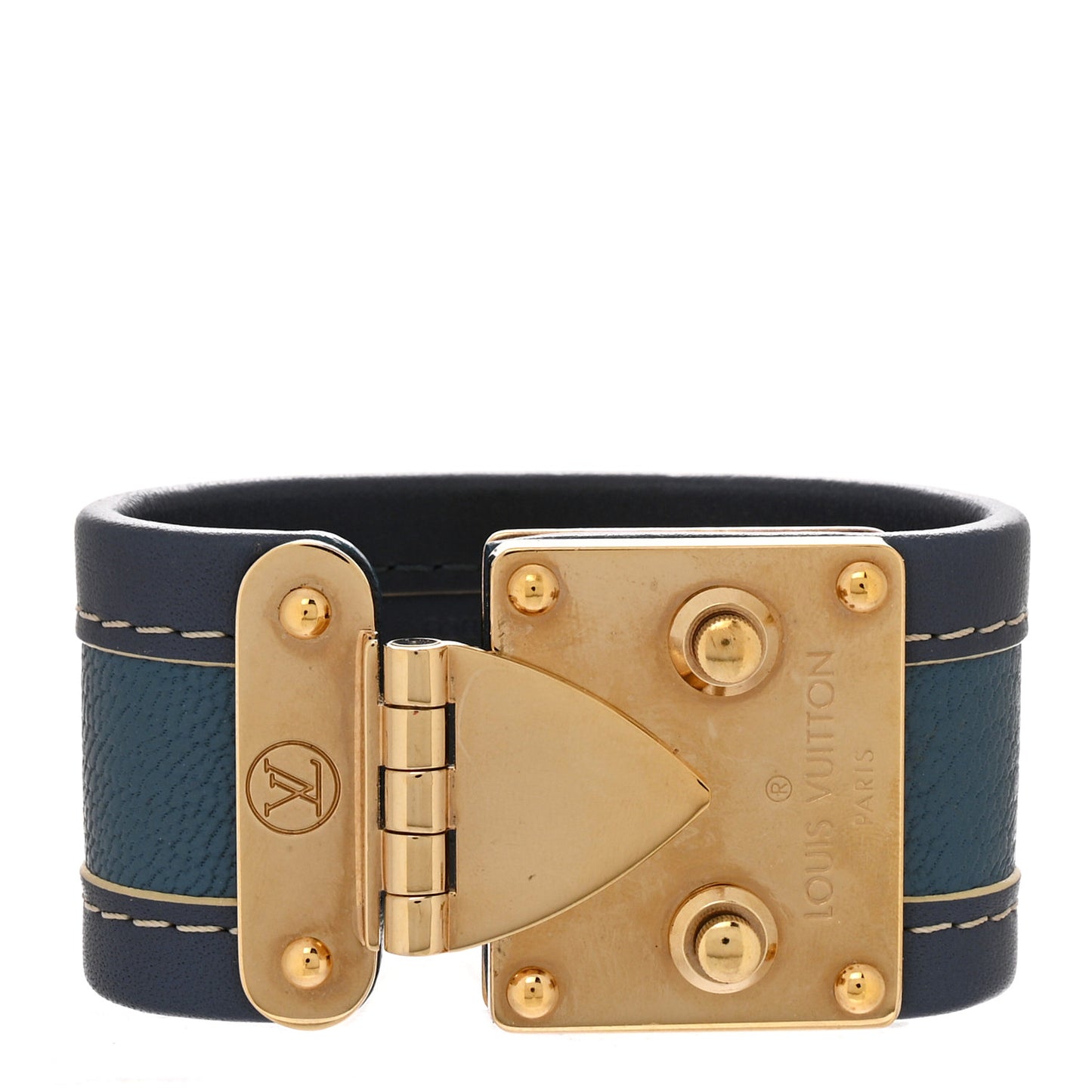 Chèvre Suhali S Lock Bracelet Blue