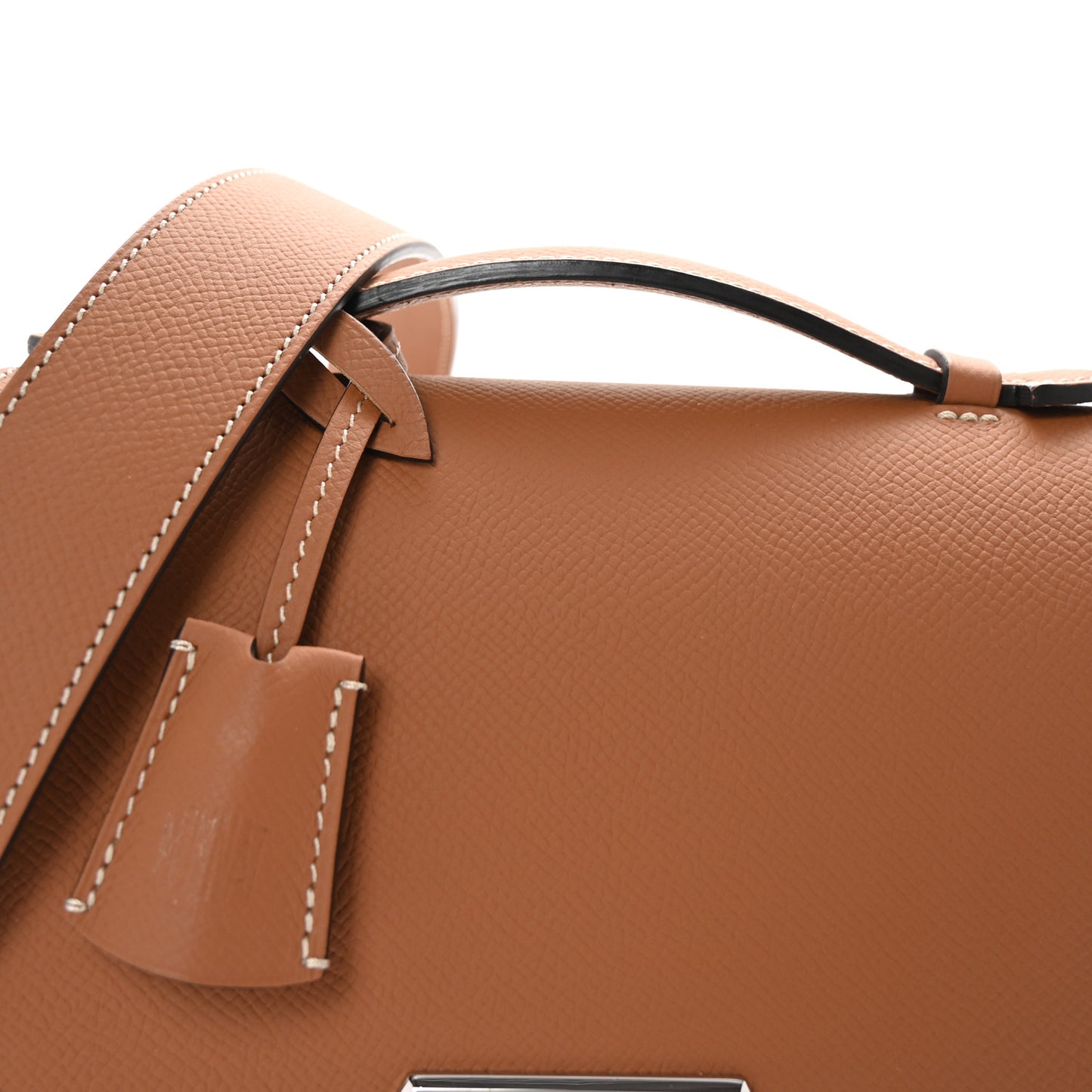 Carat Calfskin Flori PM Camel