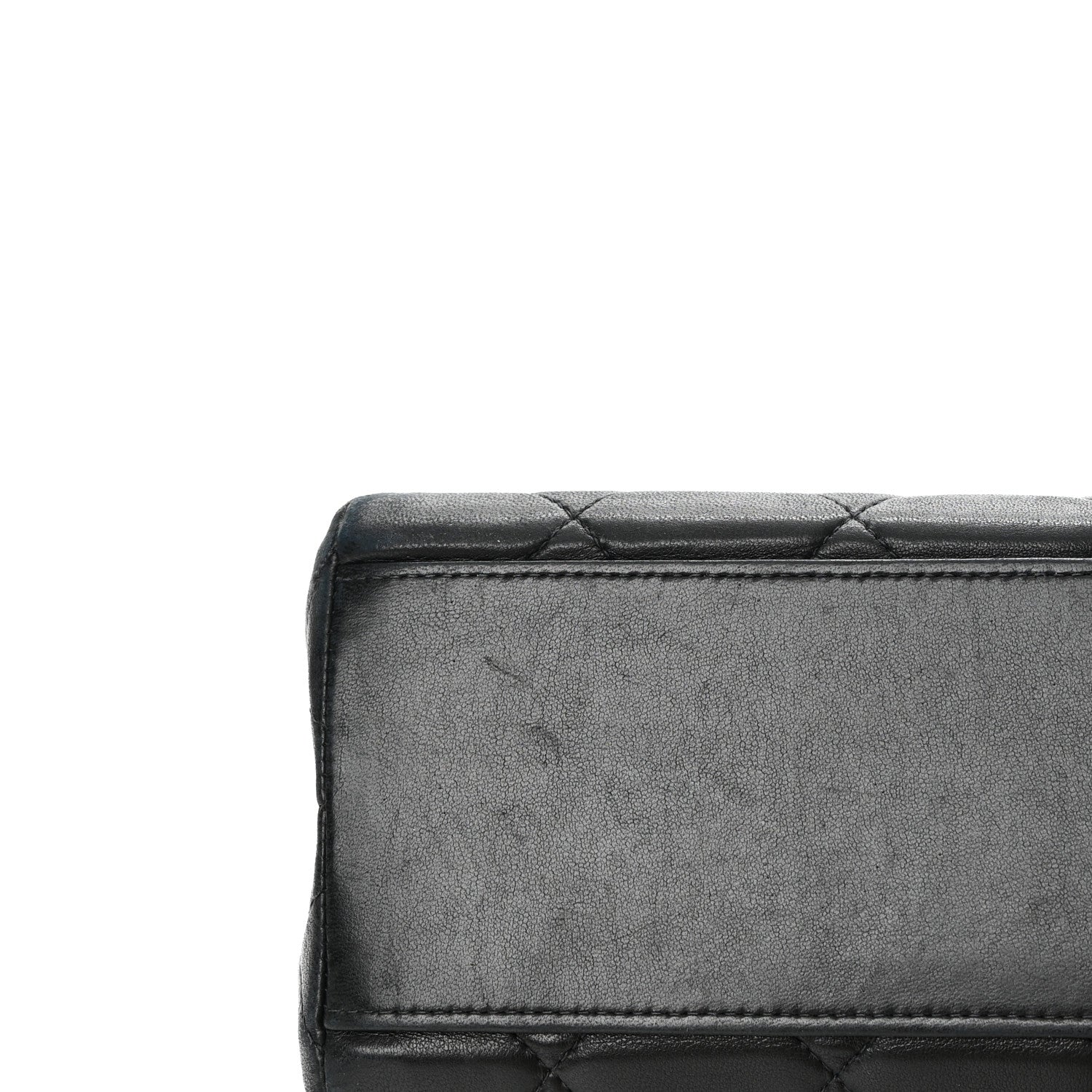 Chanel Lambskin Quilted Shopping Tote Black 16 of 16