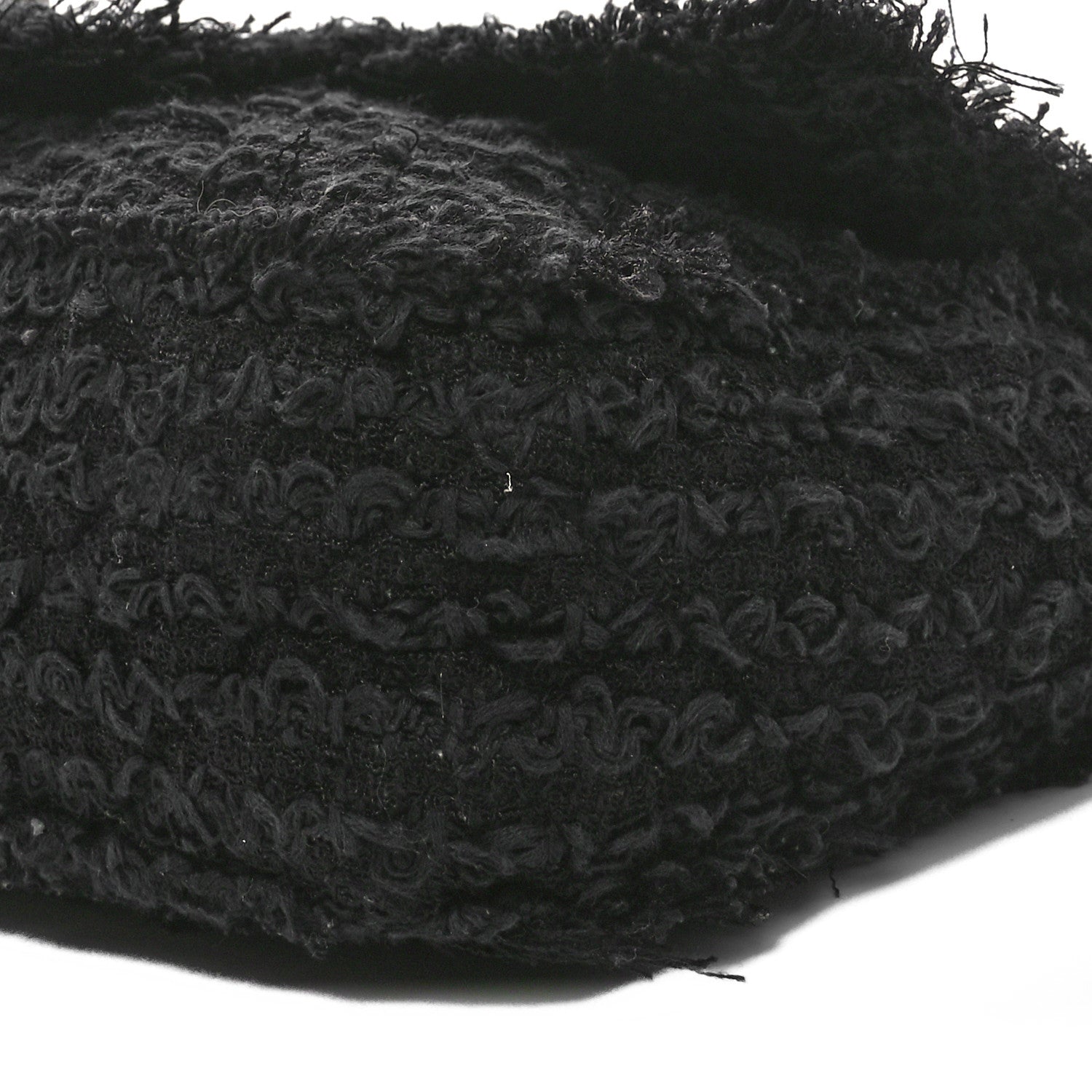 Chanel Tweed Quilted Medium Single Flap Black 10 of 10