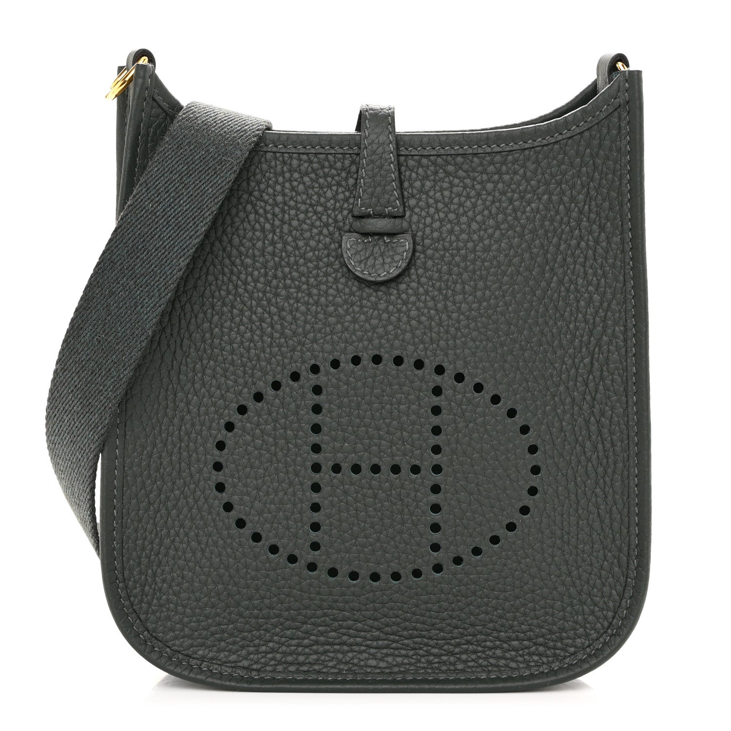 Hermes Taurillon Clemence Amazone Evelyne TPM Vert Fonce 1 of 11