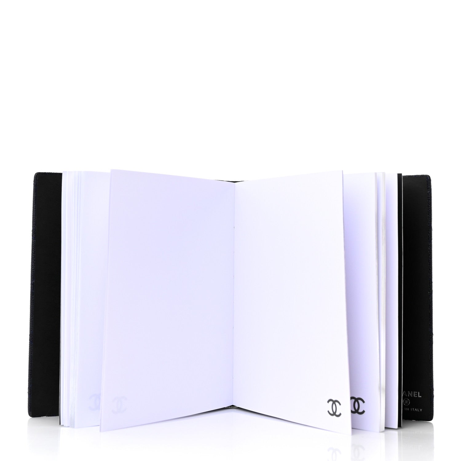 Chanel Caviar Quilted Notebook Navy Blue 5 of 9