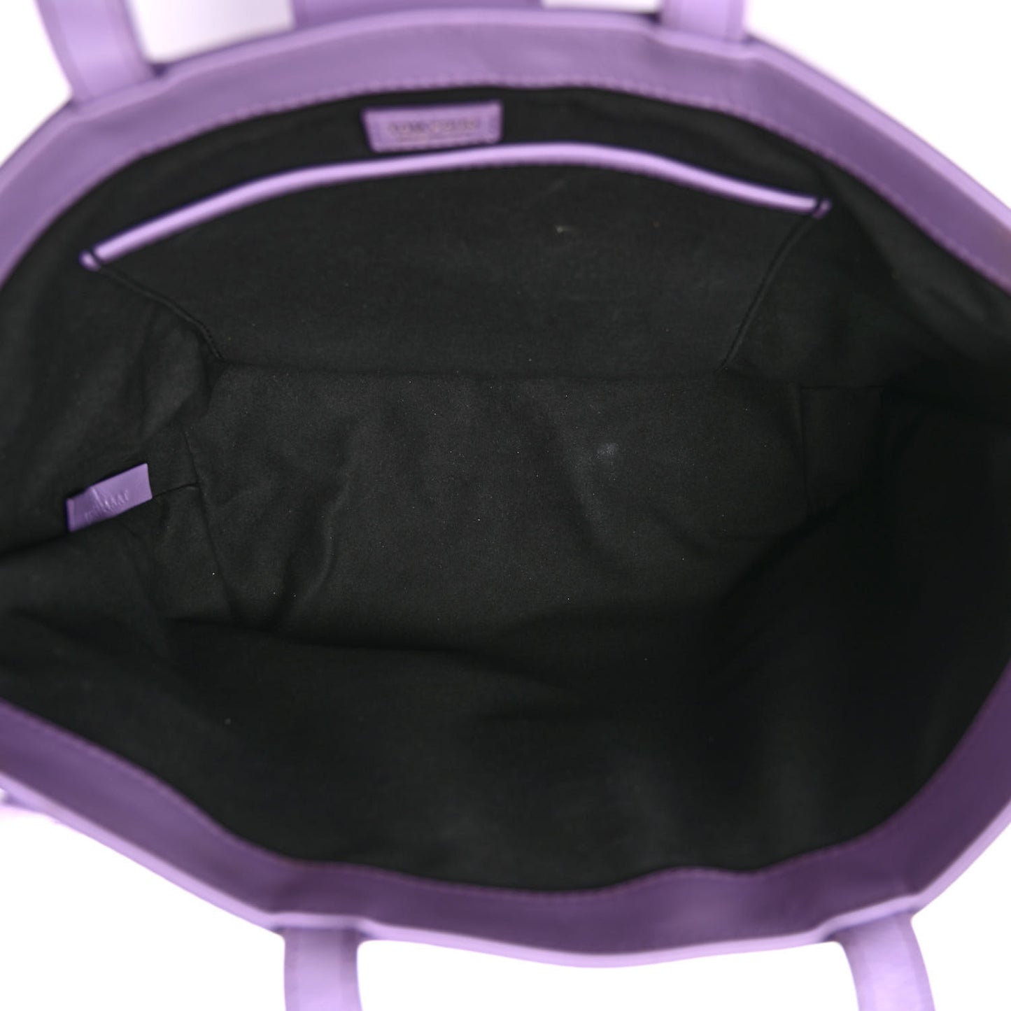 Shiny Calfskin Mini TF East West Tote Hyacinth