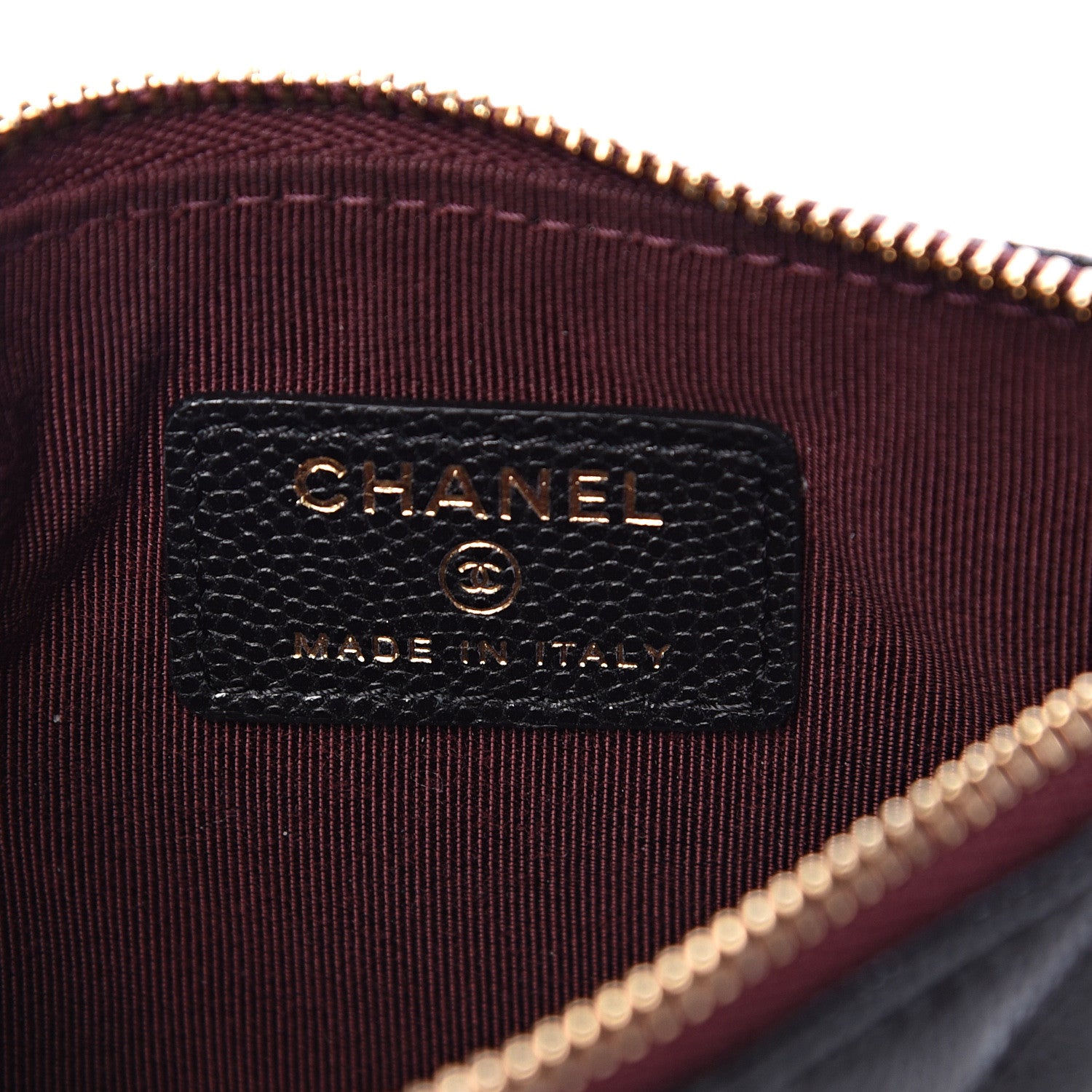 Chanel Caviar Quilted Small Cosmetic Case Black 5 of 6