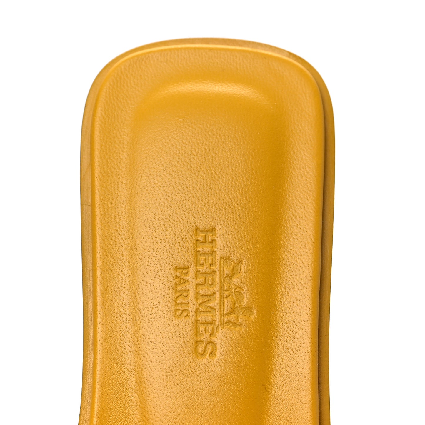 Calfskin Oran Sandals 36 Jaune Topaze