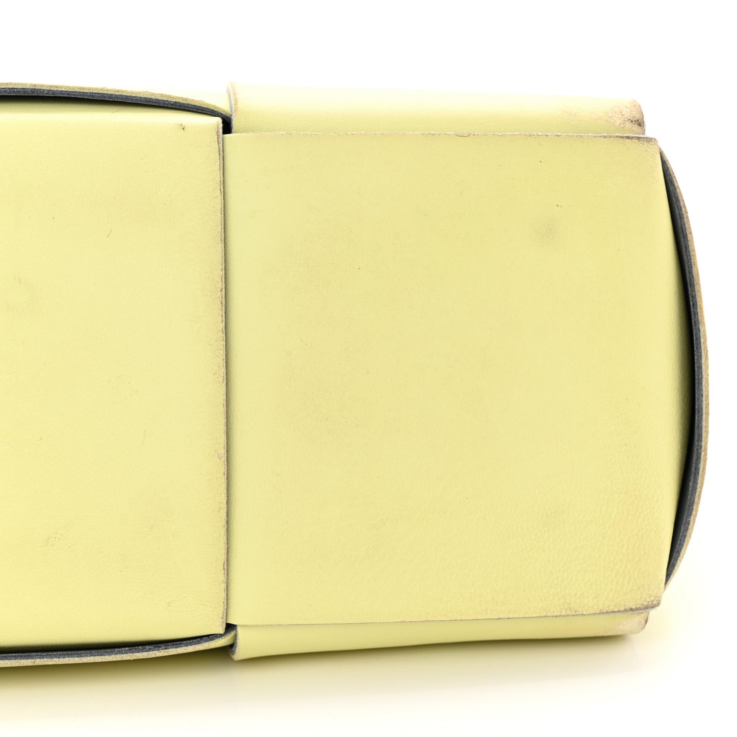 Nappa Maxi Intrecciato Small Arco Tote Lemon