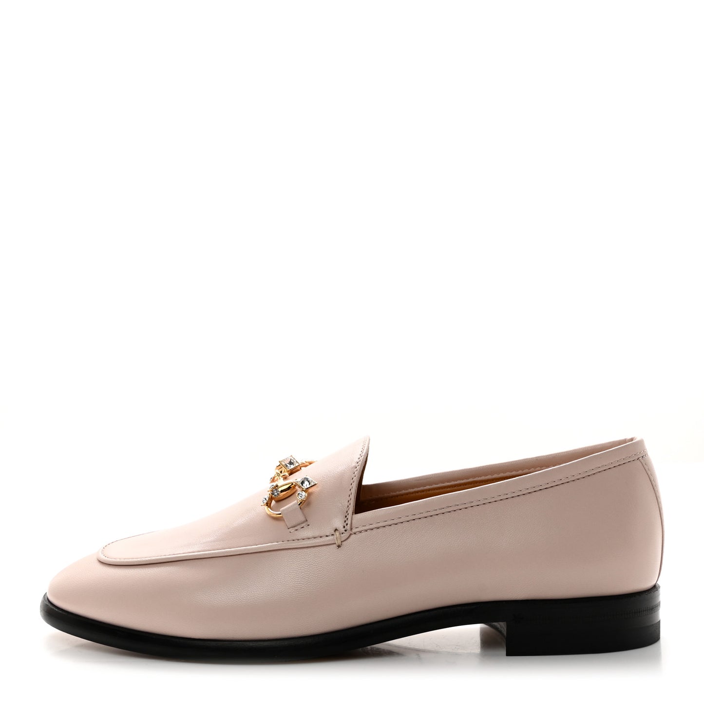 Malaga Kid 70 Cyrstal Horsebit Jordaan Loafers 38 Pink Hibiscus