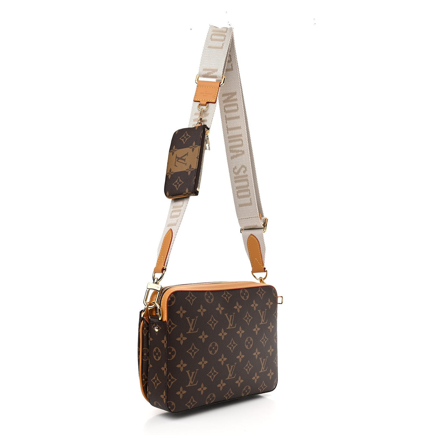 X NIGO Reverse Monogram Stripes Trio Messenger