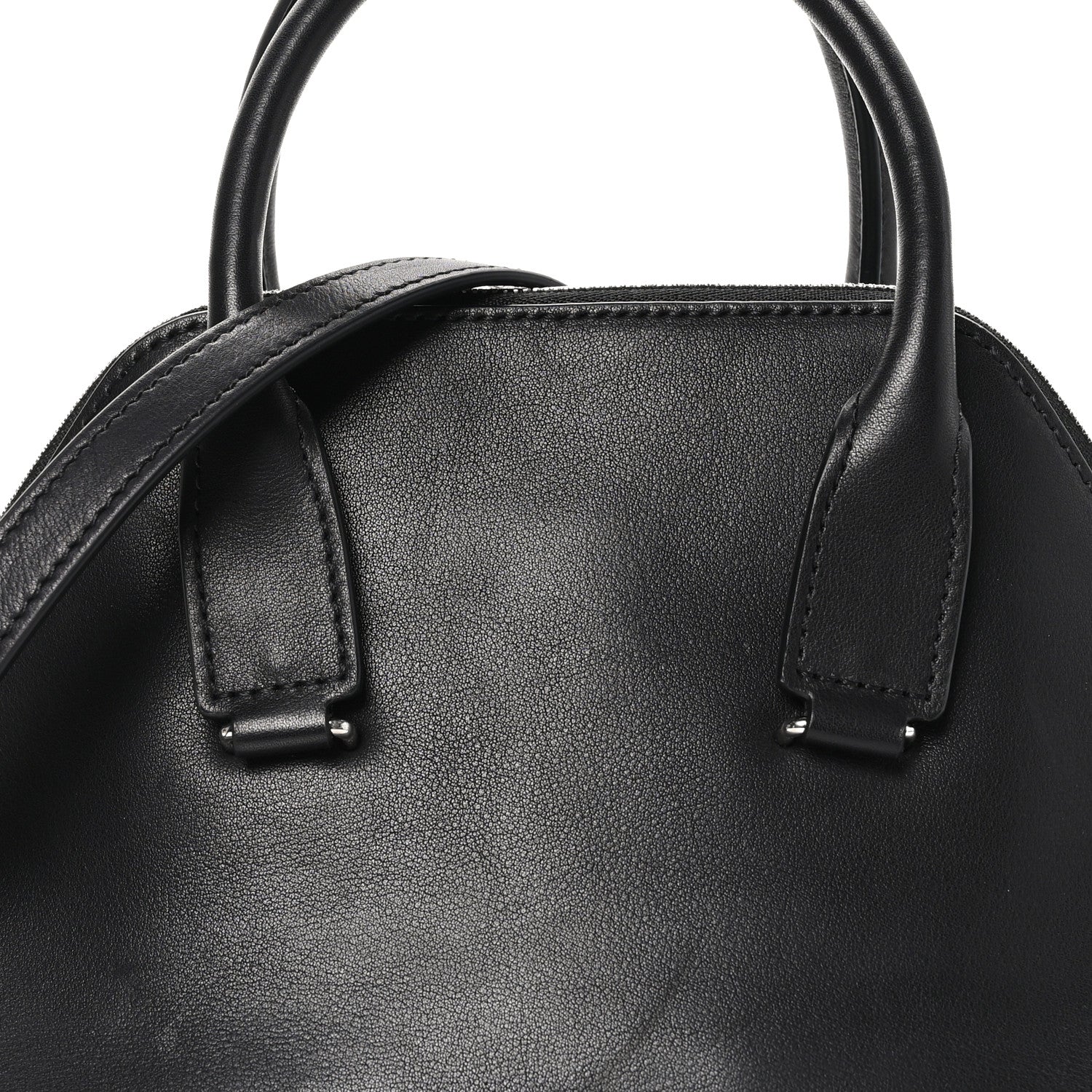 The Row Saddle Calfskin Mini Devon Bag Black 5 of 9
