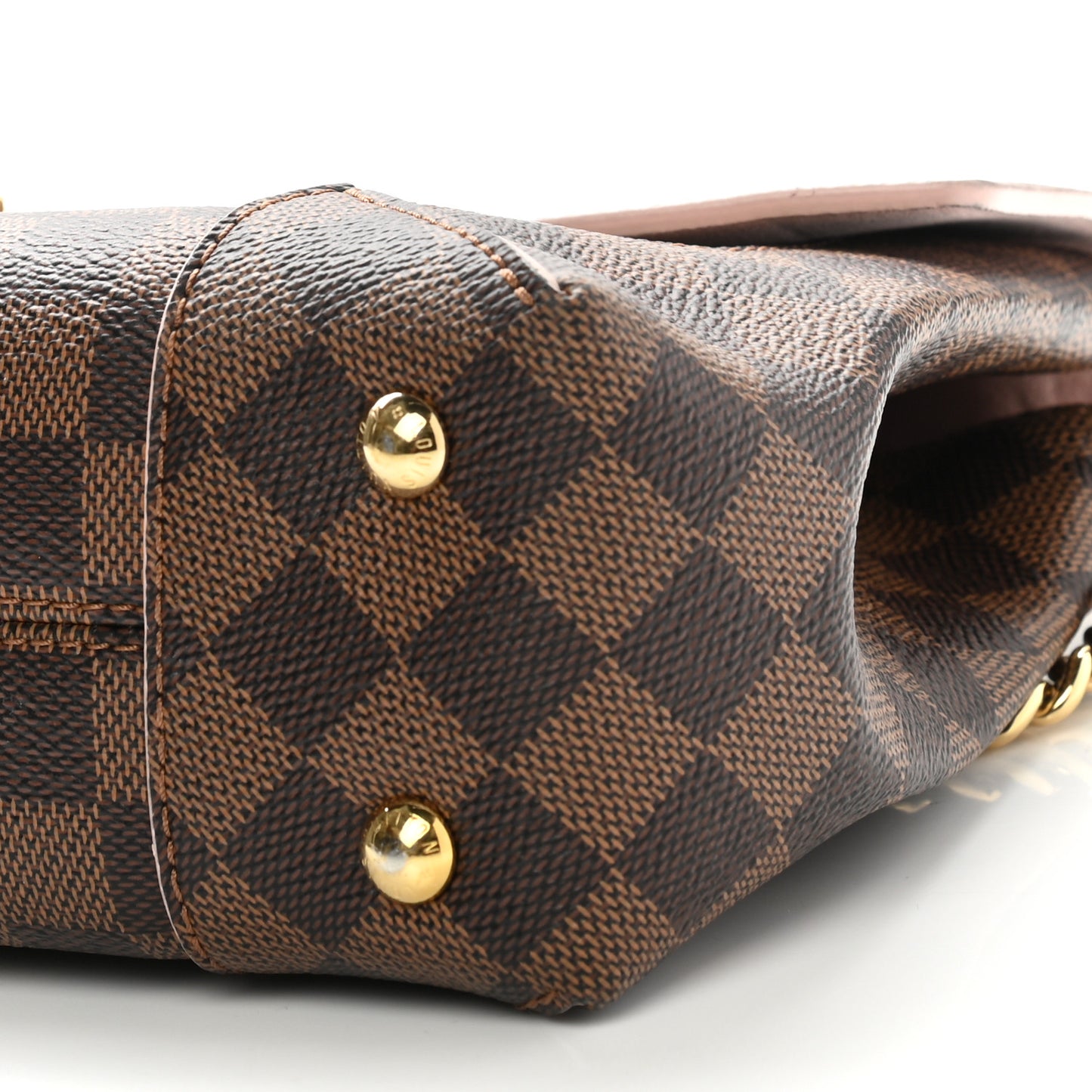 Damier Ebene Caissa Clutch Rose Ballerine