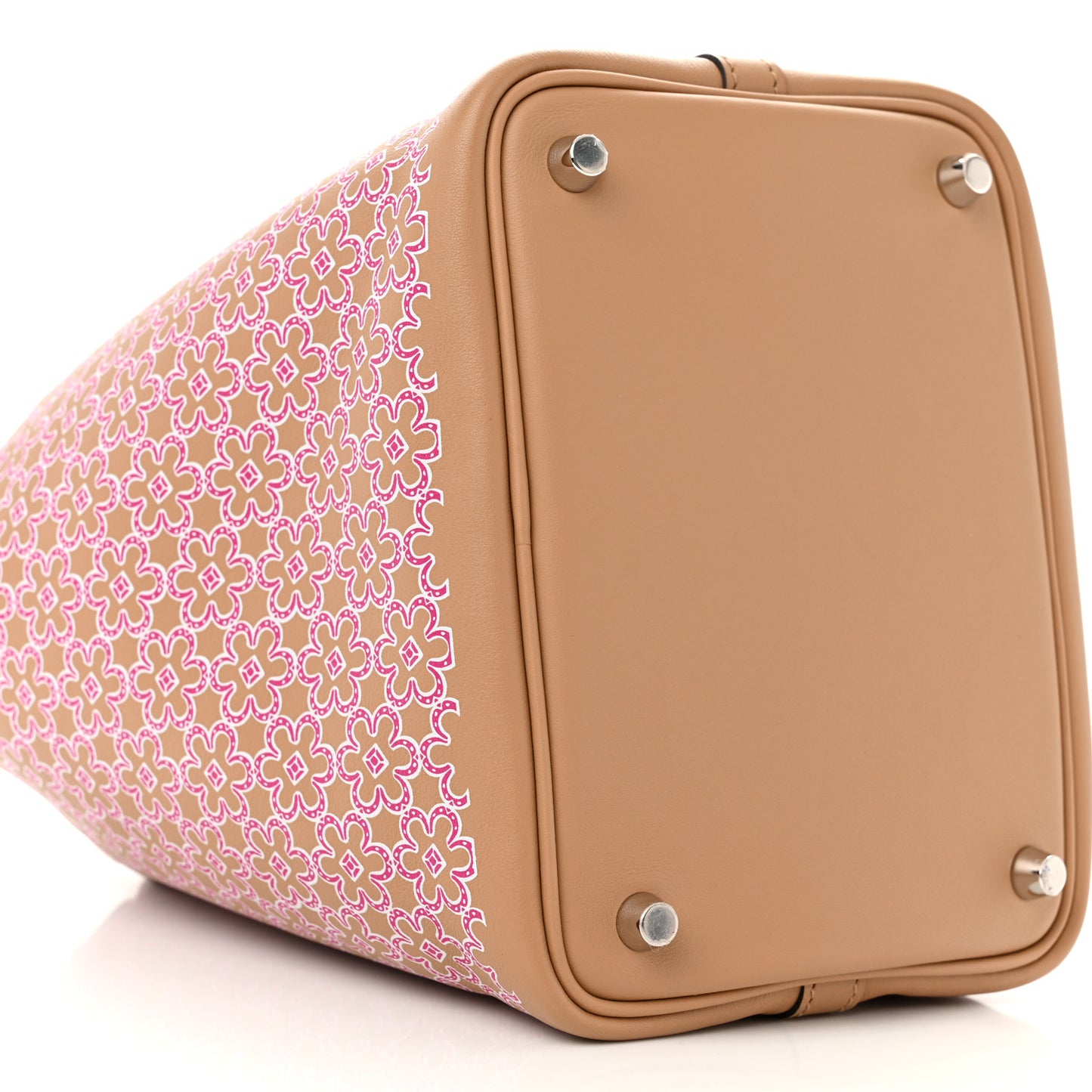 Swift Lucky Daisy Picotin Lock 18 PM Chai Rose White