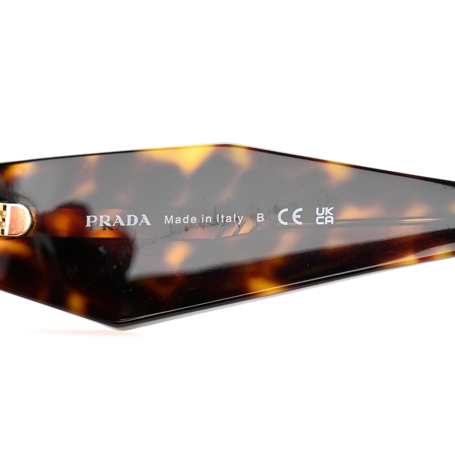 Prada Acetate Symbole Sunglasses SPR 17W Havana 5 of 9