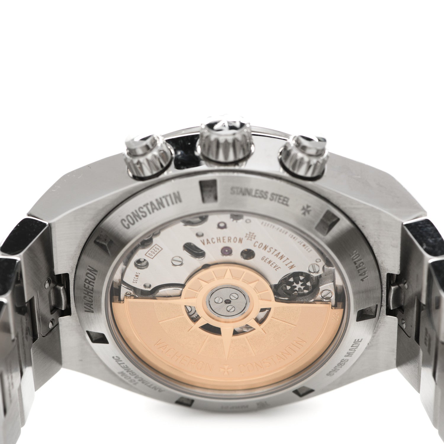 Vacheron Constantin Stainless Steel 42.5mm Overseas Chronograph Automatic Watch Black 5500V/110A-B481 4 of 6