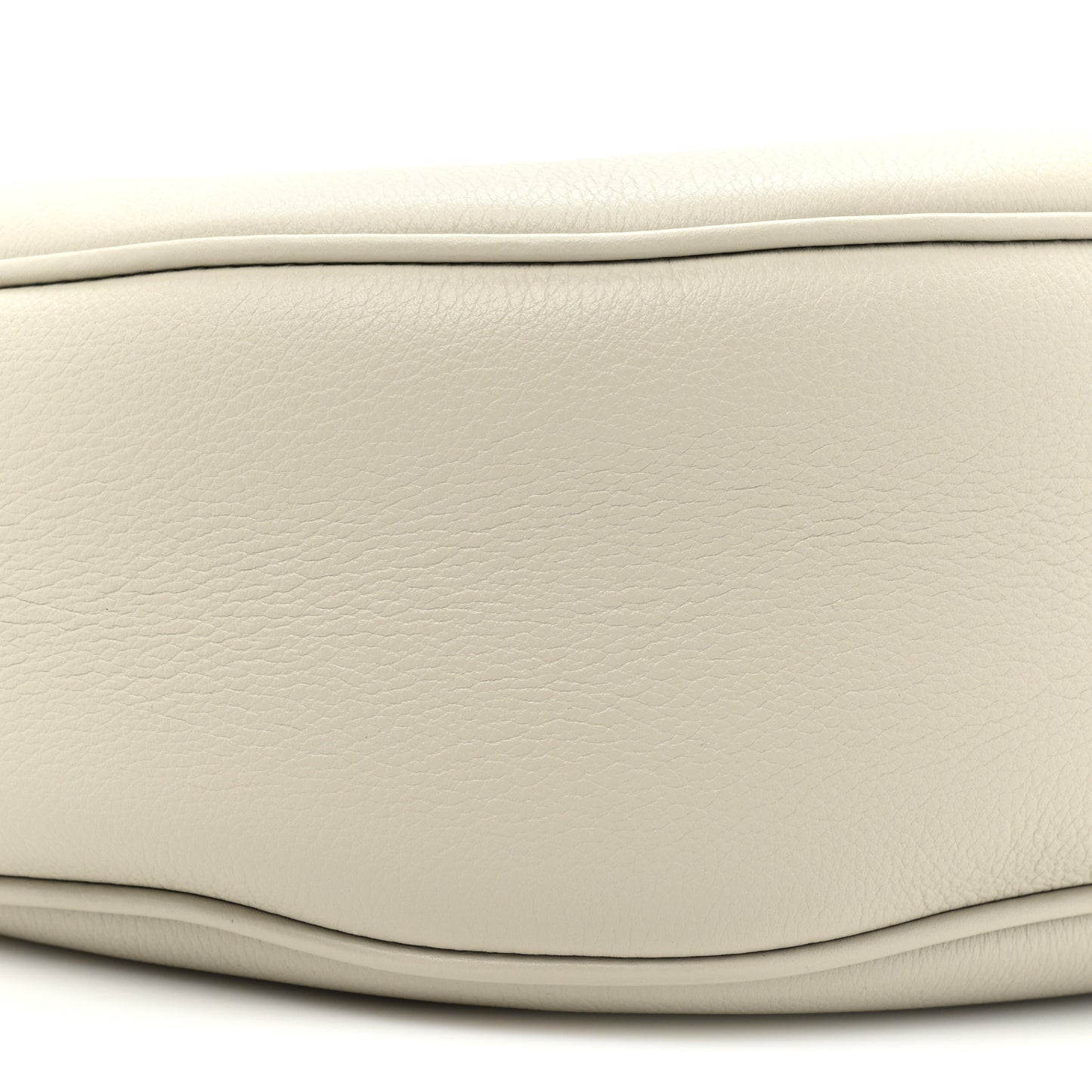 Supple Calfskin Cuir Triomphe Heloise Shoulder Bag Light Stone