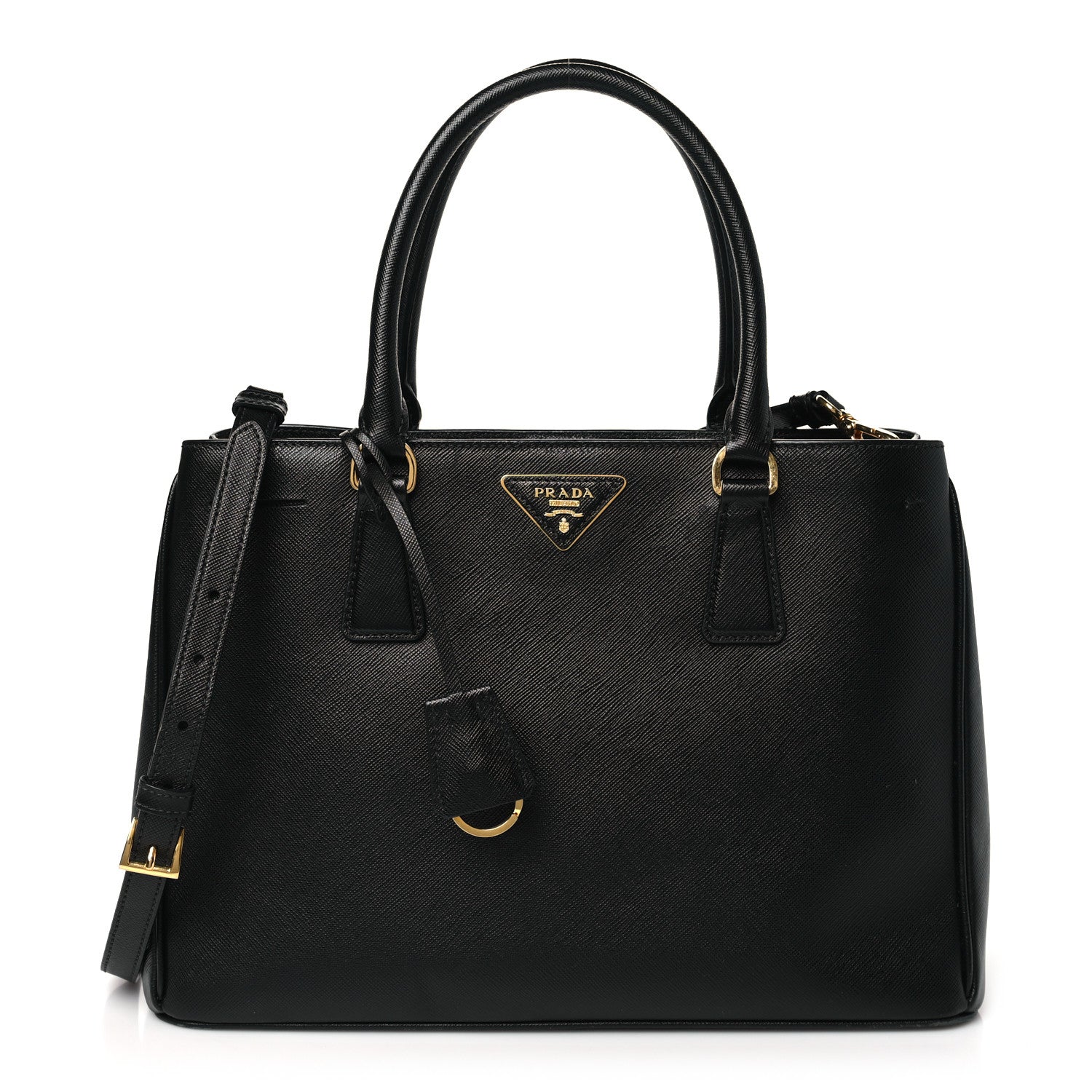 Prada Saffiano Lux Medium Tote Black 1 of 12
