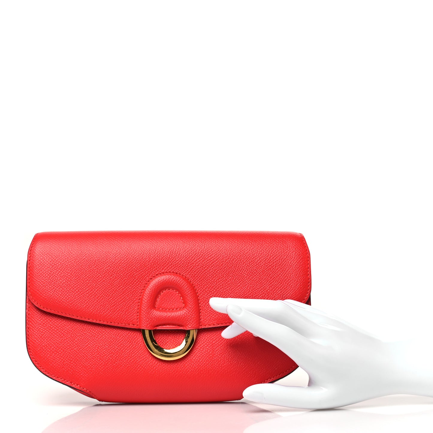 Epsom Cherche Midi Clutch Rouge Tomate