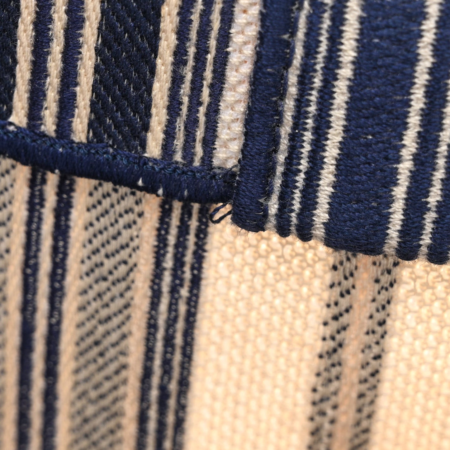 Canvas Embroidered Forte Dei Marmi Striped Book Tote Blue