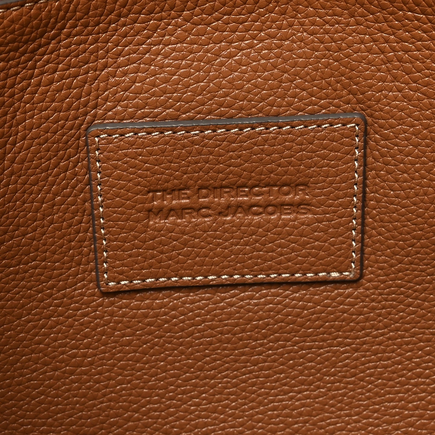 Grained Calfskin The Director Tote Brown