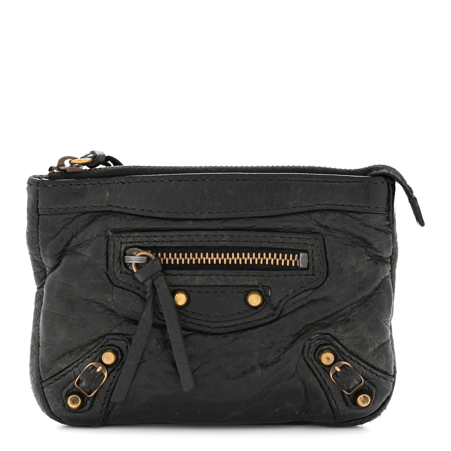 Balenciaga Agneau Classic Hardware M Porte-Monnaie Coin Purse