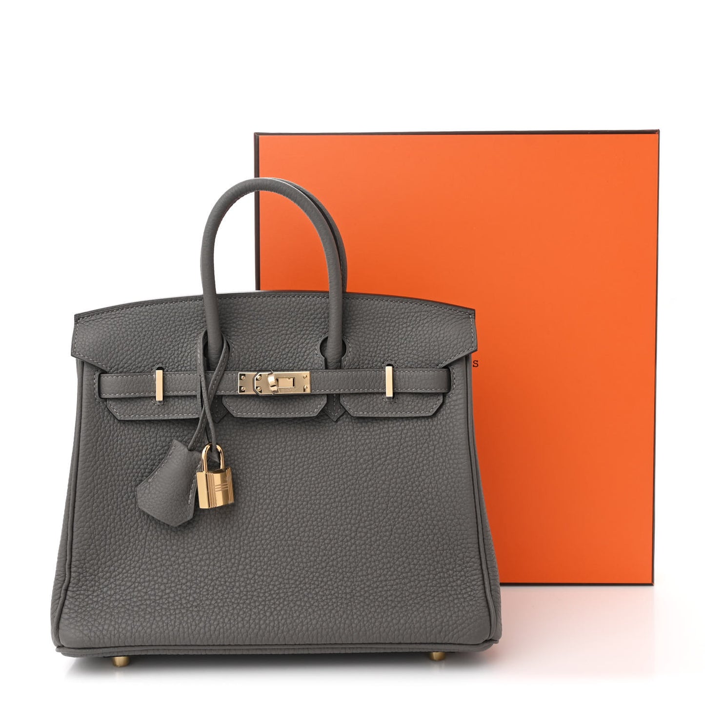 Togo Birkin 25 Gris Meyer