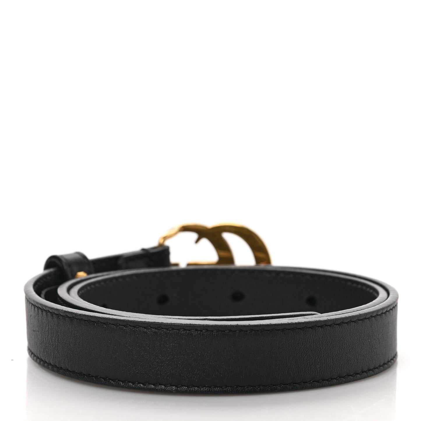 Calfskin Double G 20mm Belt 65 26 Black