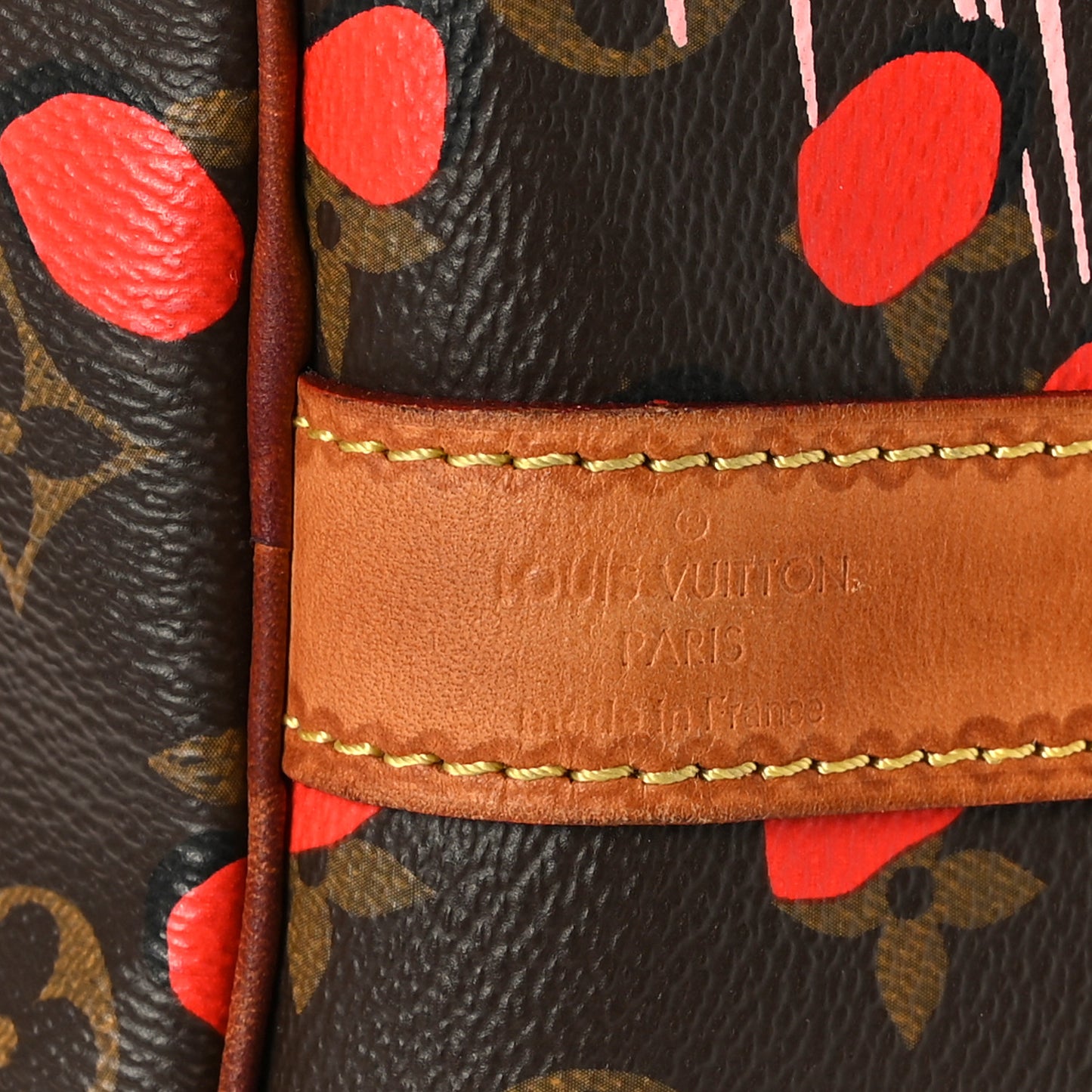 Monogram Jungle Dots Keepall Bandouliere 50 Sugar Pink Poppy