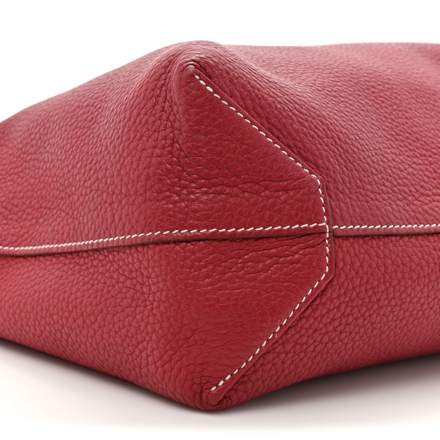 Taurillon Clemence Double Sens 45 Reversible Tote Rubis Bougainvillea