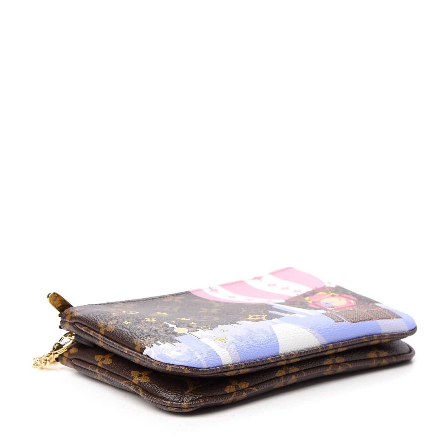 Monogram 2019 Christmas Animation Double Zip Pochette