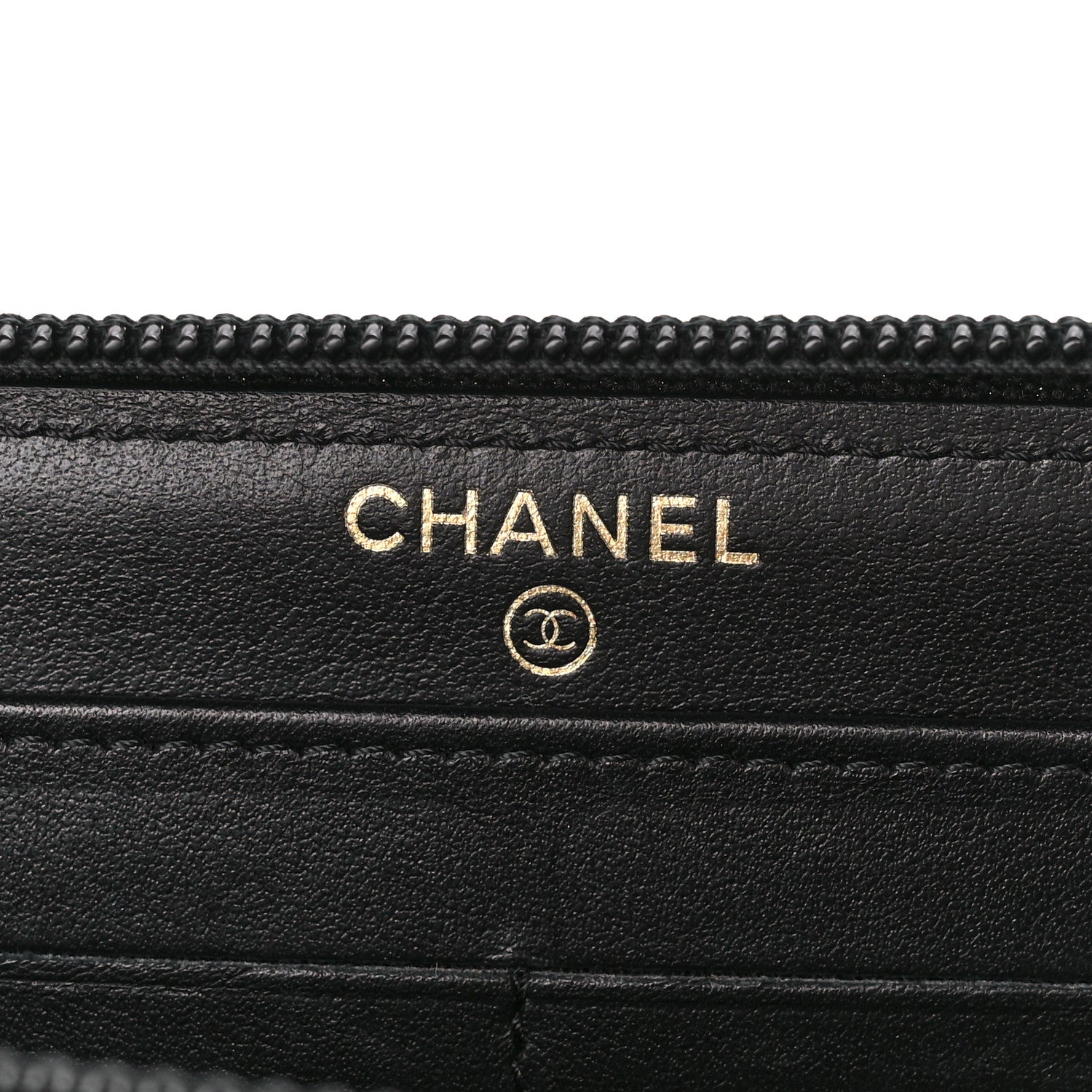 Chanel Lambskin Quilted Boy Long Zip Around Wallet Black 6 of 11