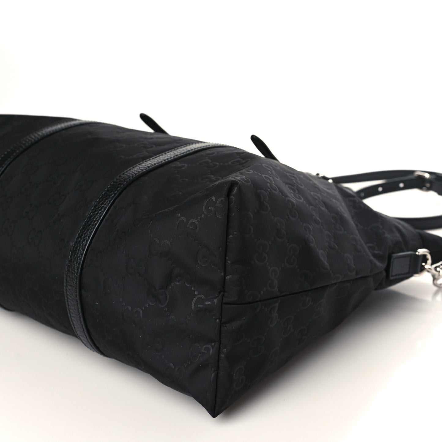 Nylon Monogram Tote Black