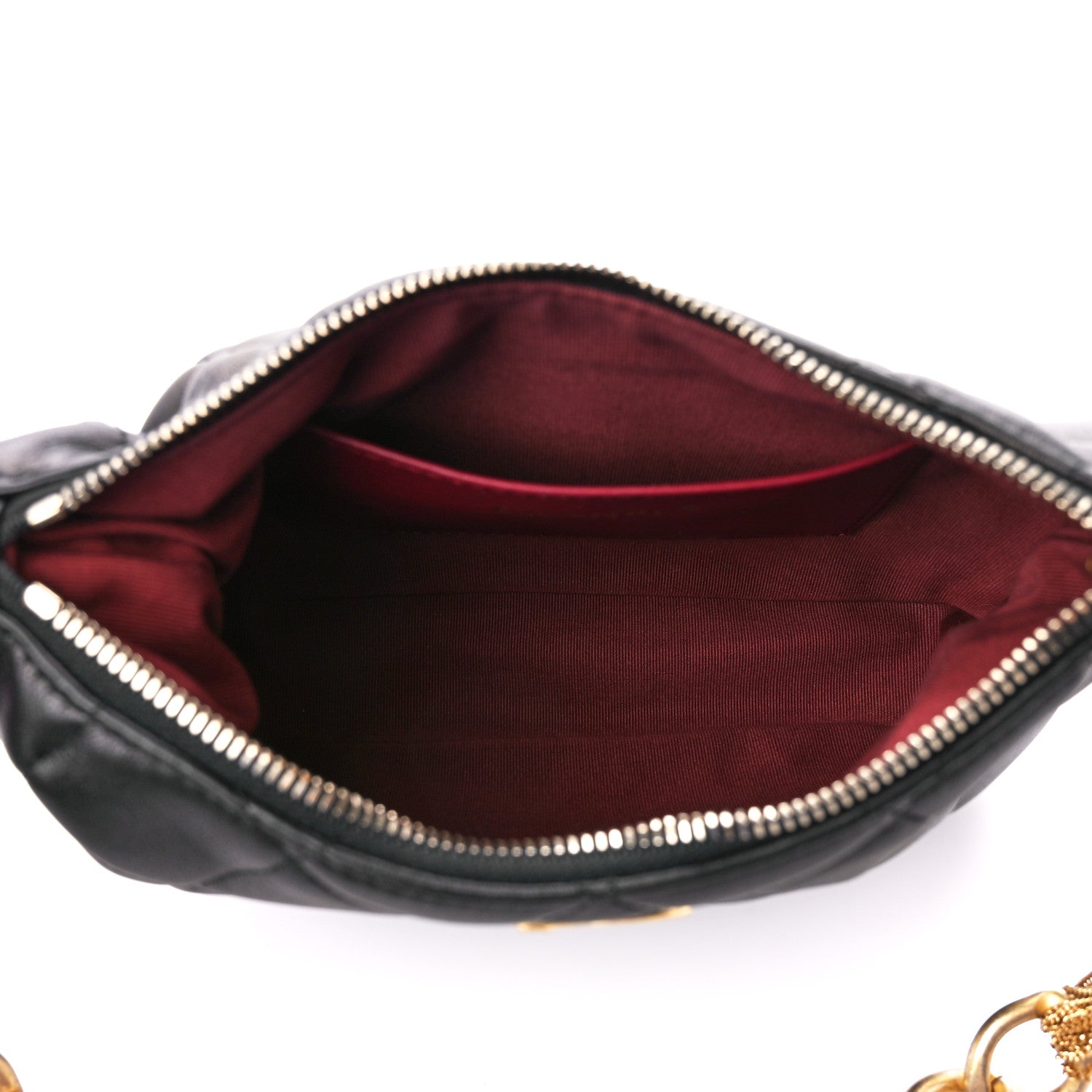 Chanel Lambskin Quilted CC Chain Hobo Black 5 of 11