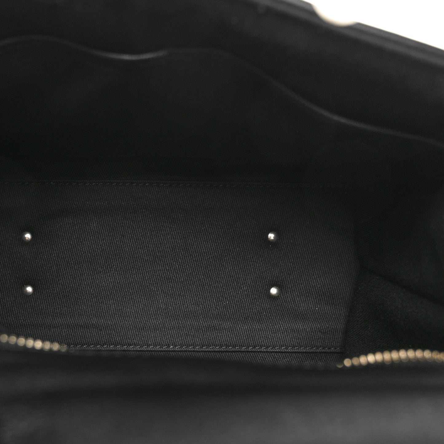 Nappa Medium Polka Dot Candystud Top Handle Bag Black White