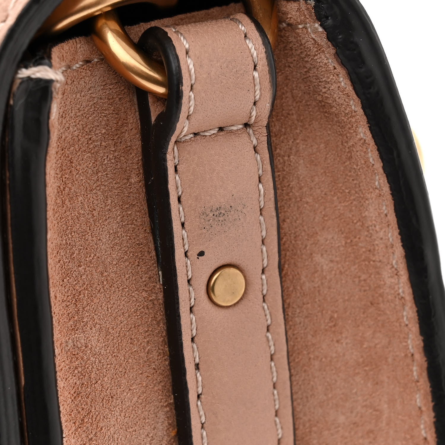 Chloe Calfskin Suede Small Nile Bracelet Bag Biscotti Beige 13 of 13