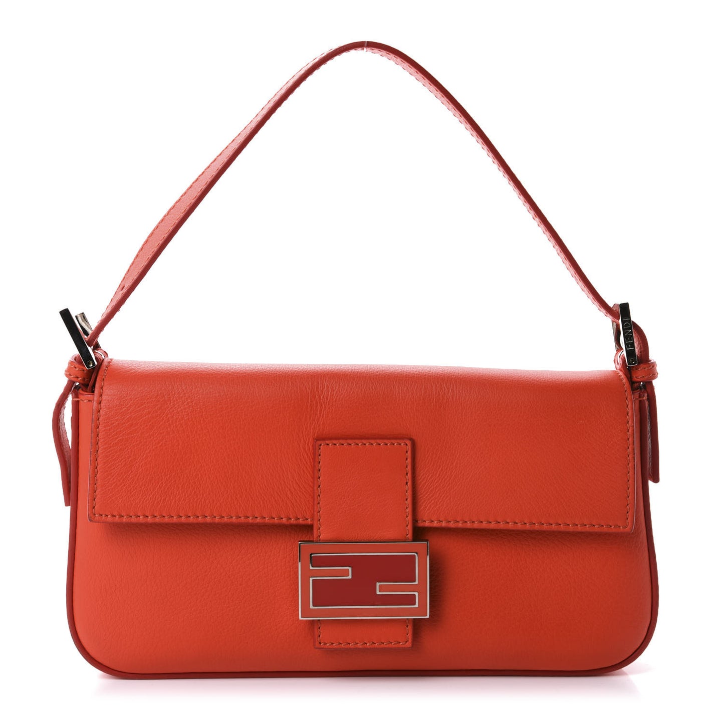Vitello Enamel Interchangeable Strap Baguette Papavero