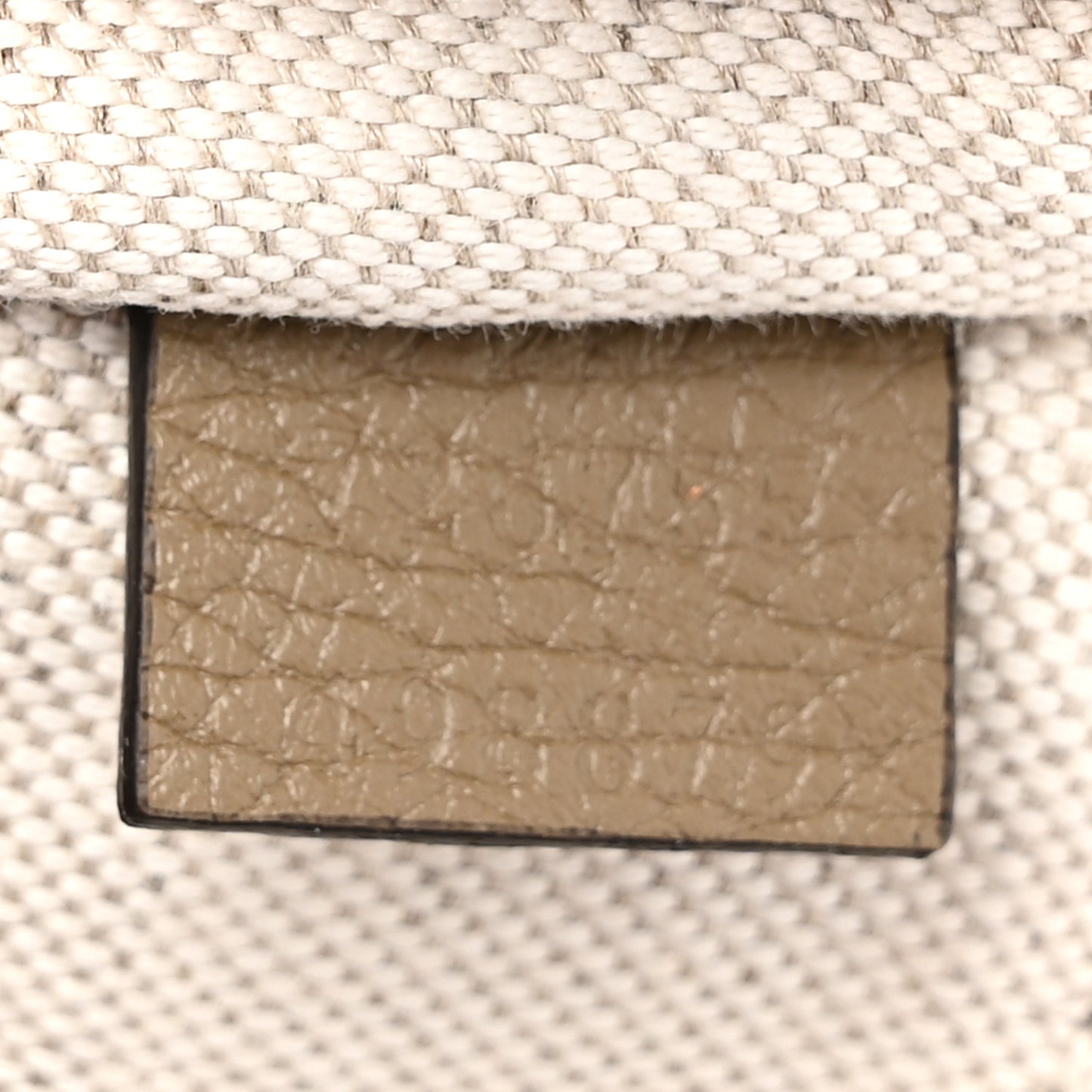 Monogram Jumbo GG Calfskin Web Large Shopping Tote Taupe