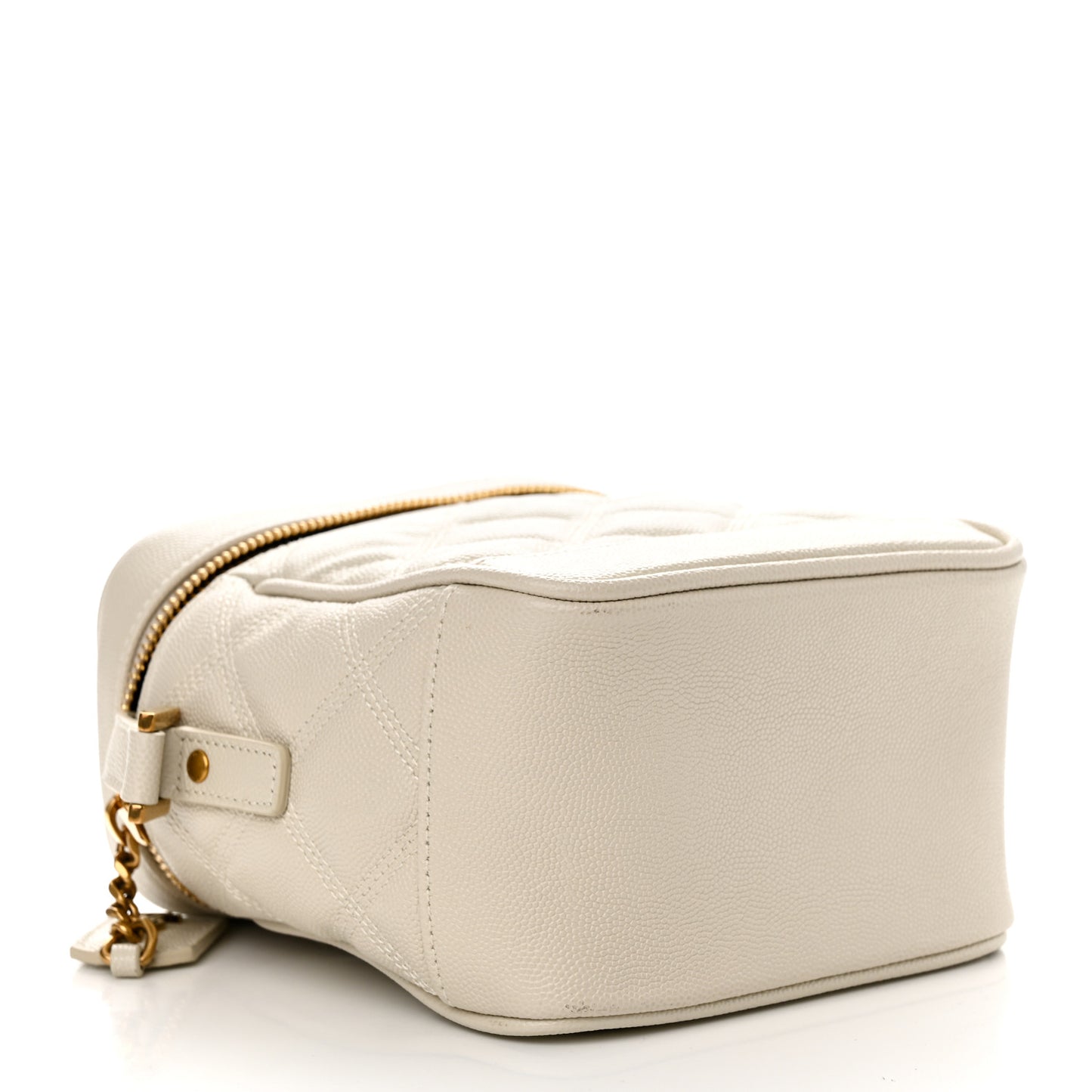 Grain de Poudre Quilted 80's Vanity Bag Crema Soft