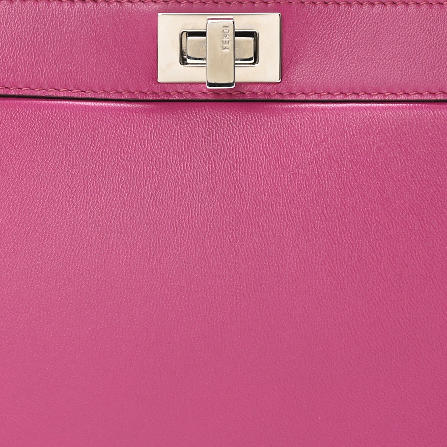 Fendi Shiny Nappa Petite Peekaboo I SEE U Satchel Magenta 8 of 10