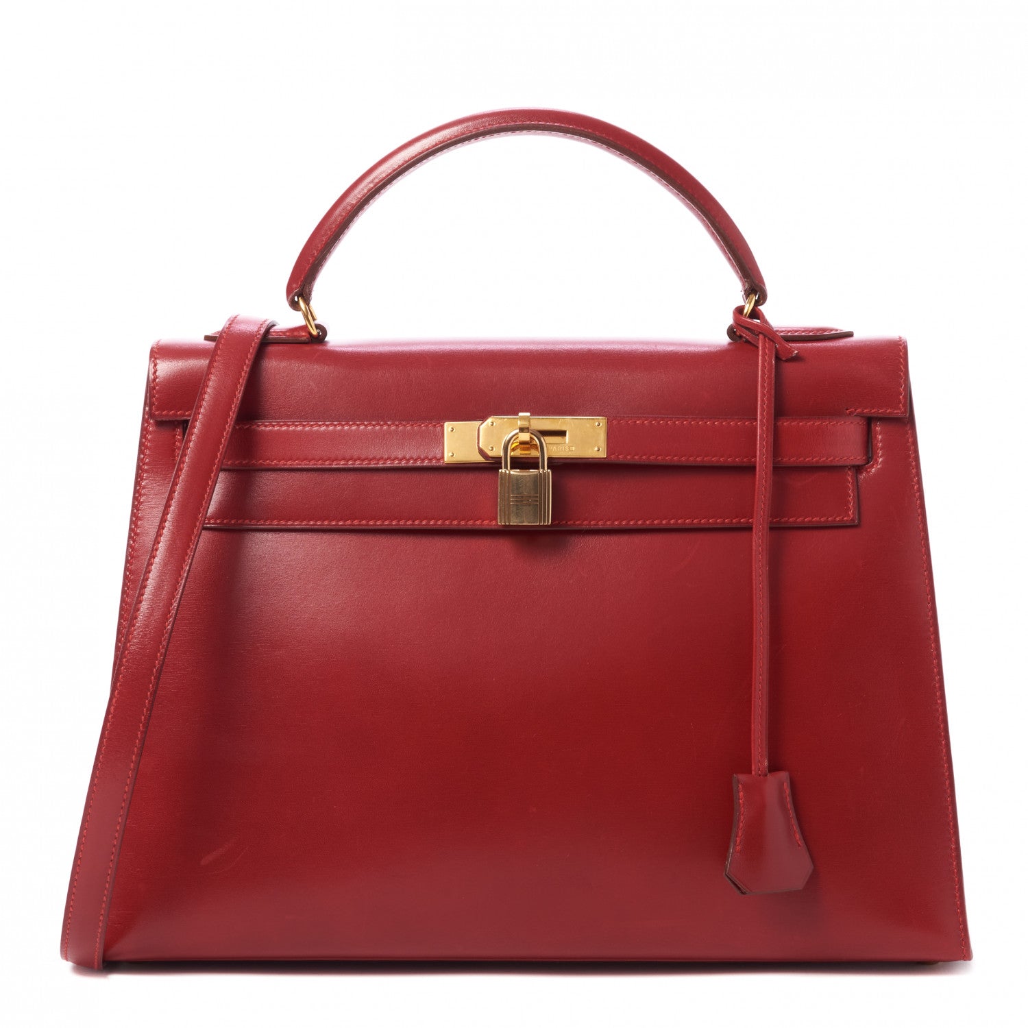 Hermes Box Kelly Sellier 32 Rouge Vif 1 of 35