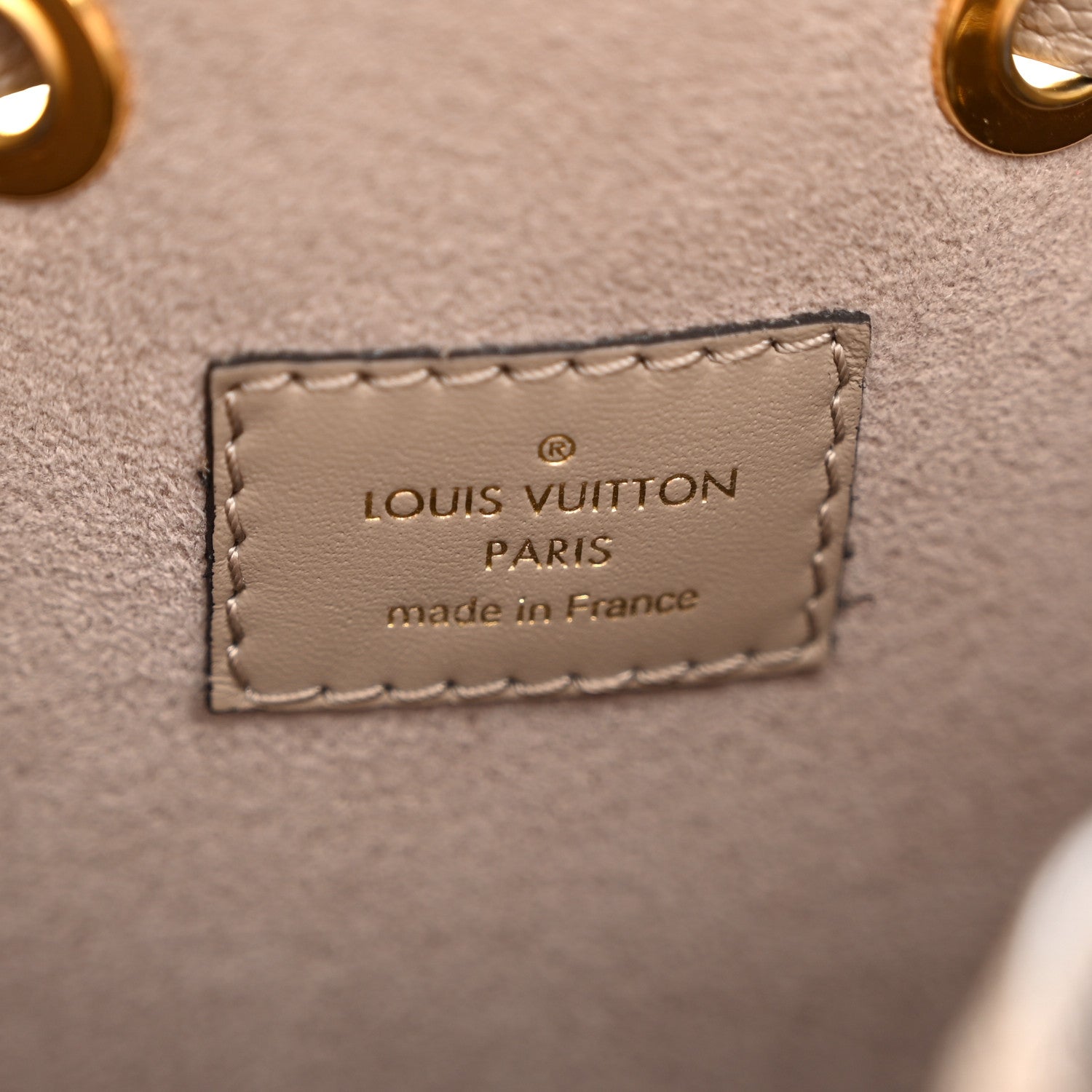 Louis Vuitton Empreinte Monogram Giant Neonoe MM Tourterelle Creme 7 of 12