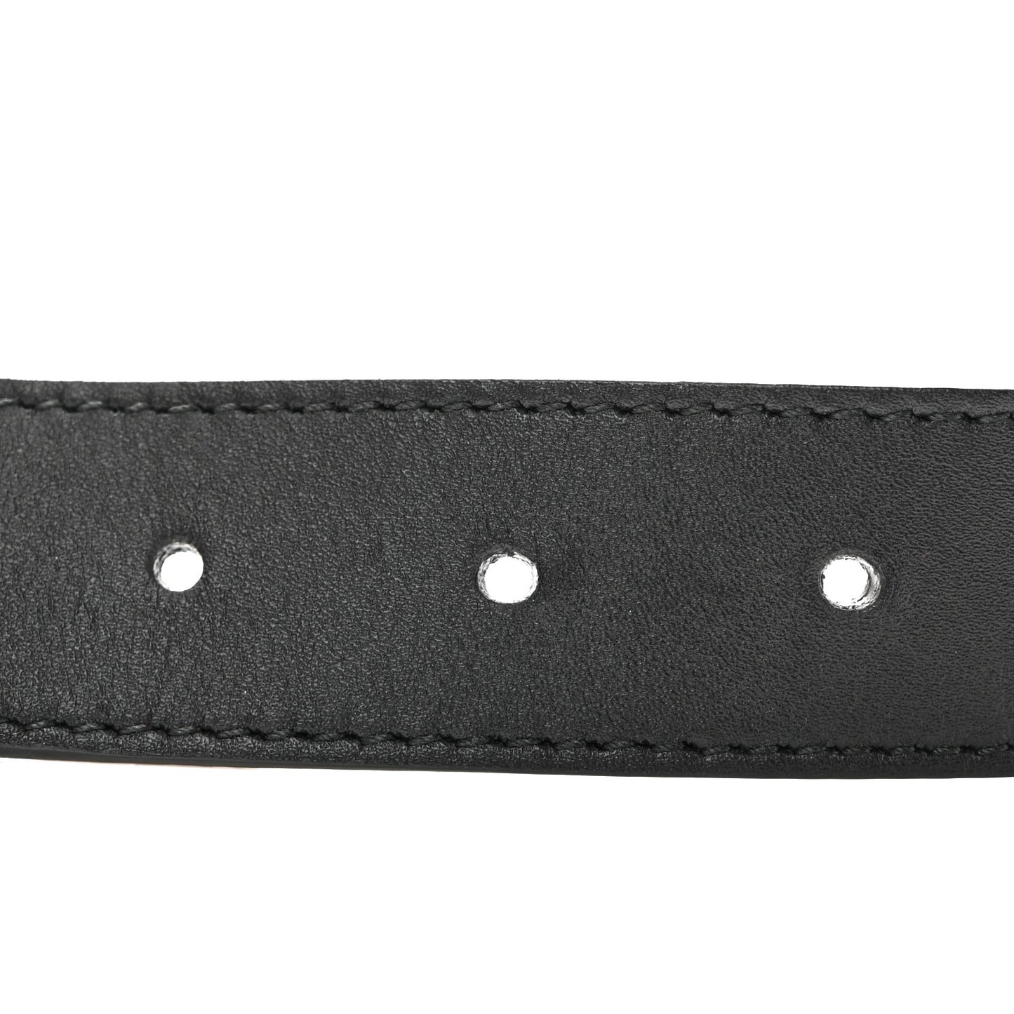 Moon Calfskin Double G 30mm Belt 80 32 Black