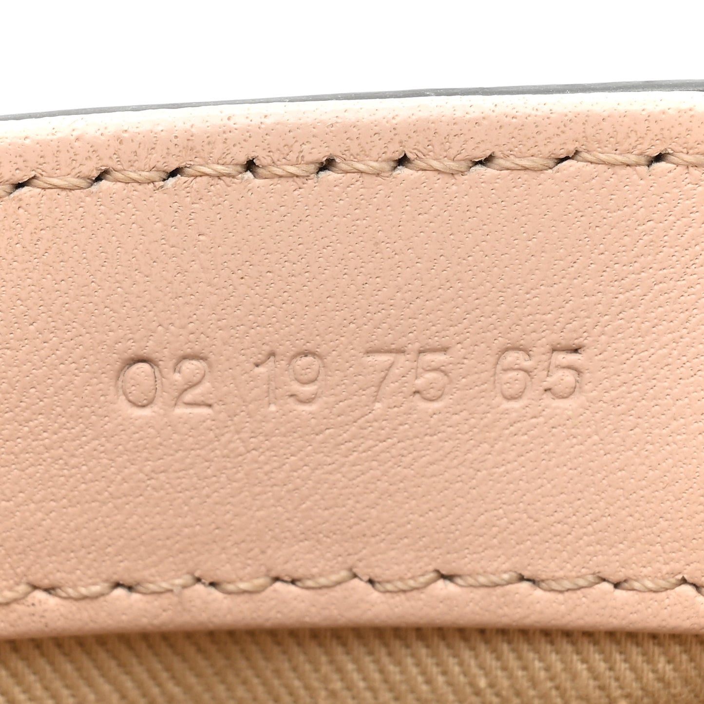 Calfskin Crocodile Embossed Mini C Double Carry Milky Cement Pink