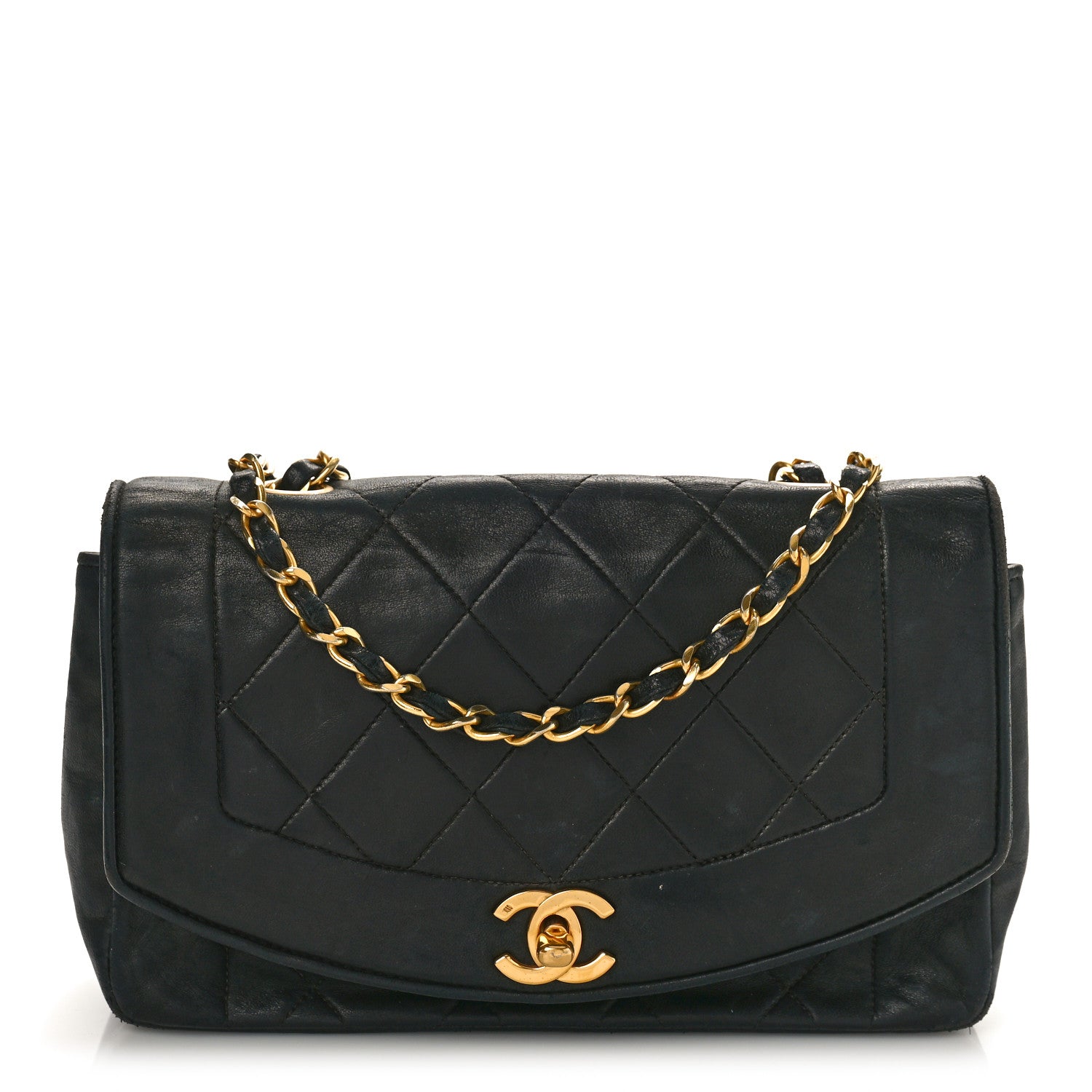 Chanel Lambskin Quilted Small Single Flap Black 1 of 10
