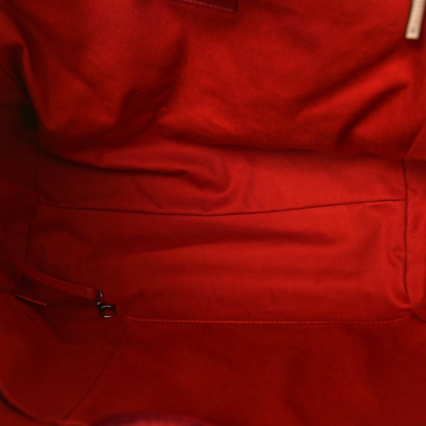 Lurex Boucle Medium Deauville Tote Red